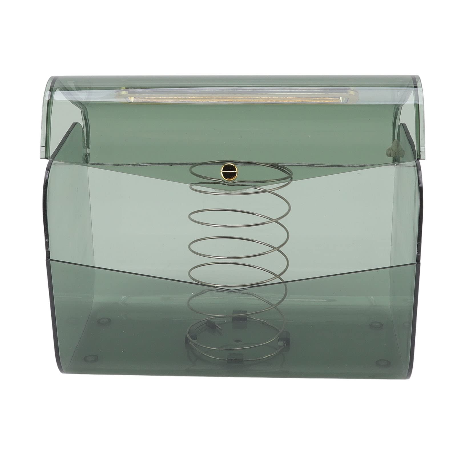 ABSAS Transparent Spring Tissue Box Cover - Durable Desktop Organizer for Living Room, Kitchen & Office | Perfect for Home Decor & Workspace Organization