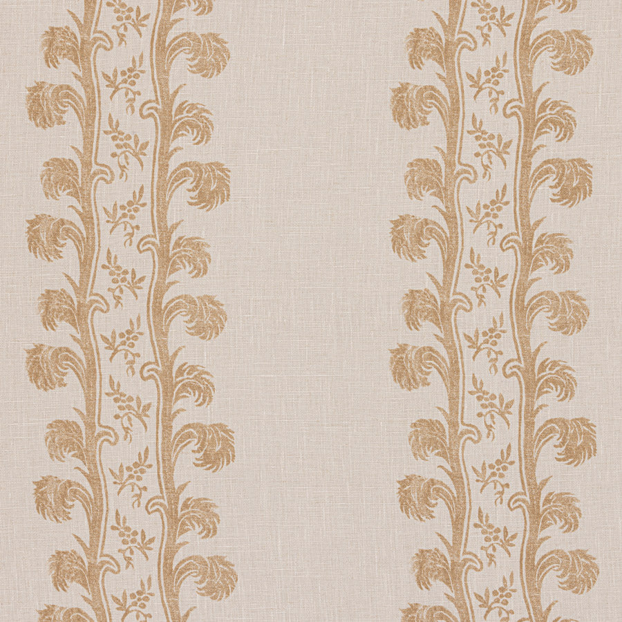 Plume Stripe Linen Mustard Yellow Table Runner - Elegant Farmhouse Dining Decor for Weddings, Parties & Home Decor