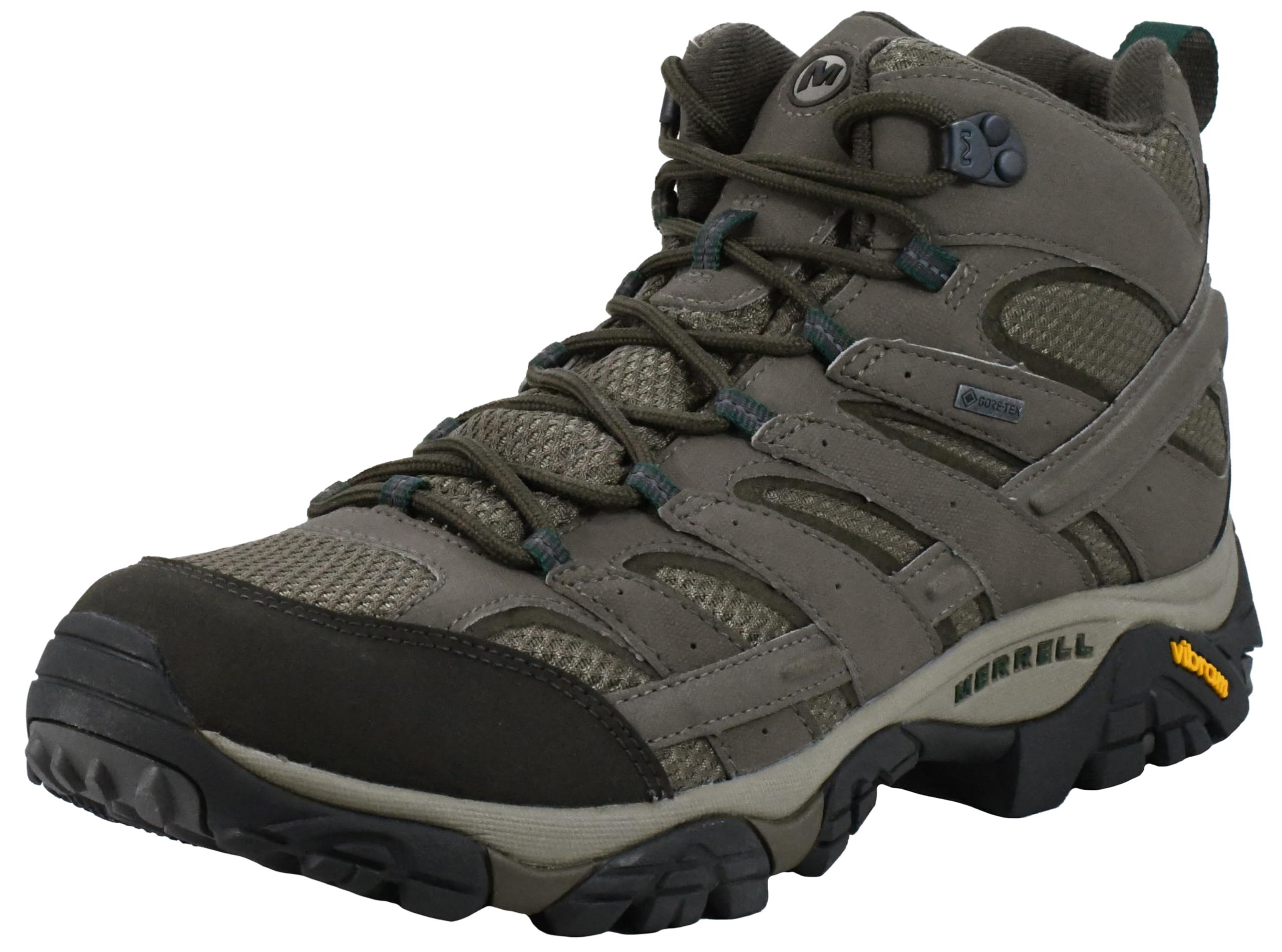 Merrell Men's Moab 2 Mid GTX Waterproof Hiking Boots - Lightweight & Durable for Outdoor Adventures, Trail Walking & Mountain Climbing