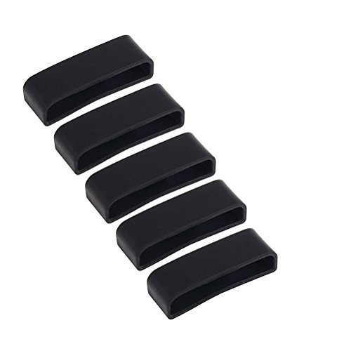 Replacement Silicone Band Holders & Fastener Rings for Garmin Vivoactive HR Smartwatch - Durable Accessories for Fitness Tracking & Everyday Wear