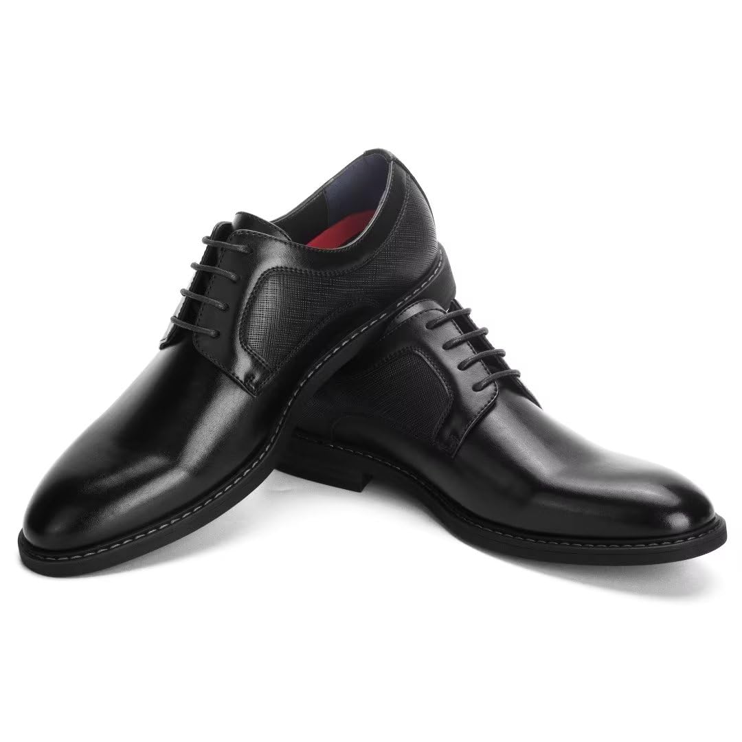 Men's Oxford Dress Shoes - Business Casual & Formal Leather Shoes for Office, Wedding & Special Occasions