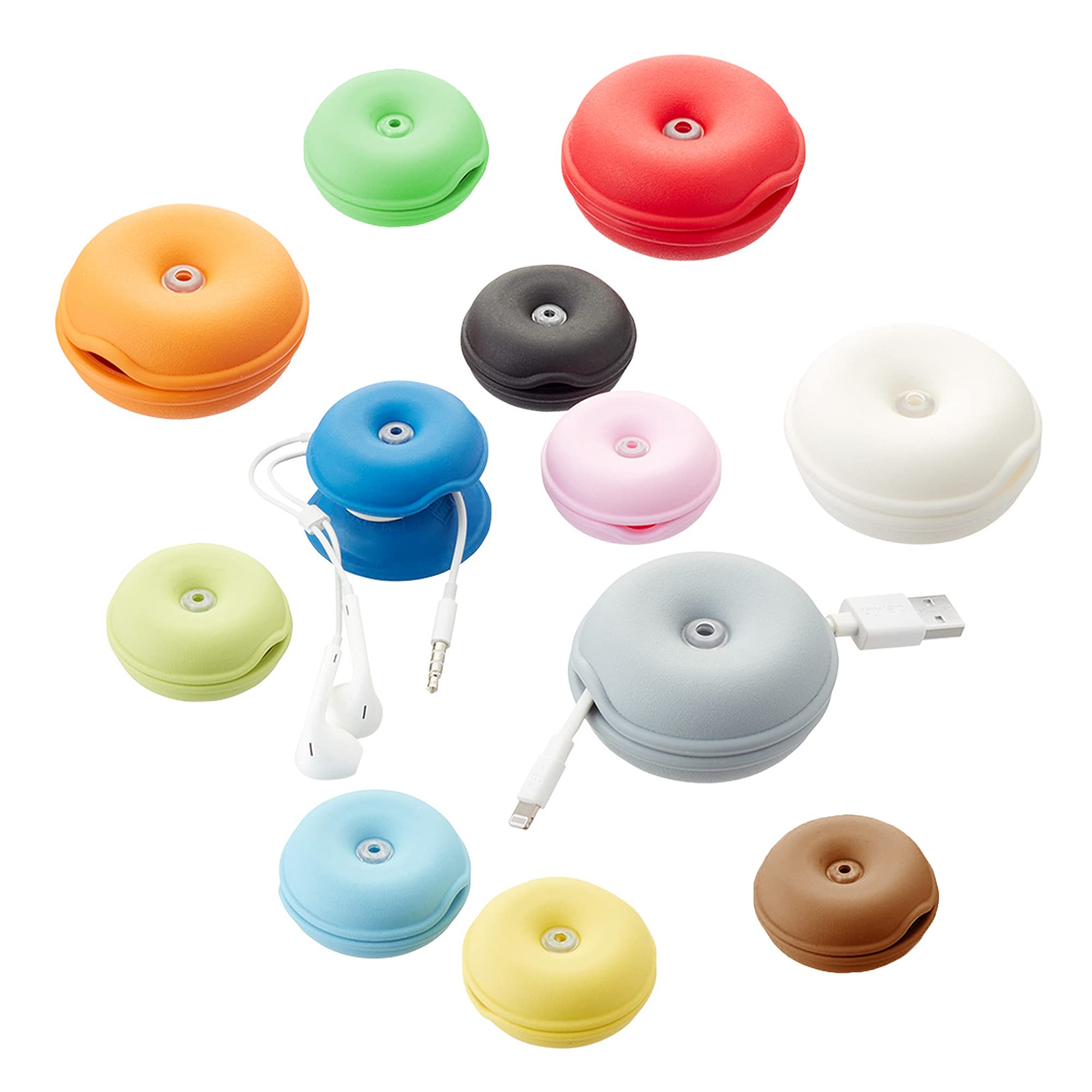 Cable Turtle Organizer - Cord Management Solution for Home & Office - Tangle-Free USB, HDMI, and Power Cables - Perfect for Desk, Travel, and Electronics Storage