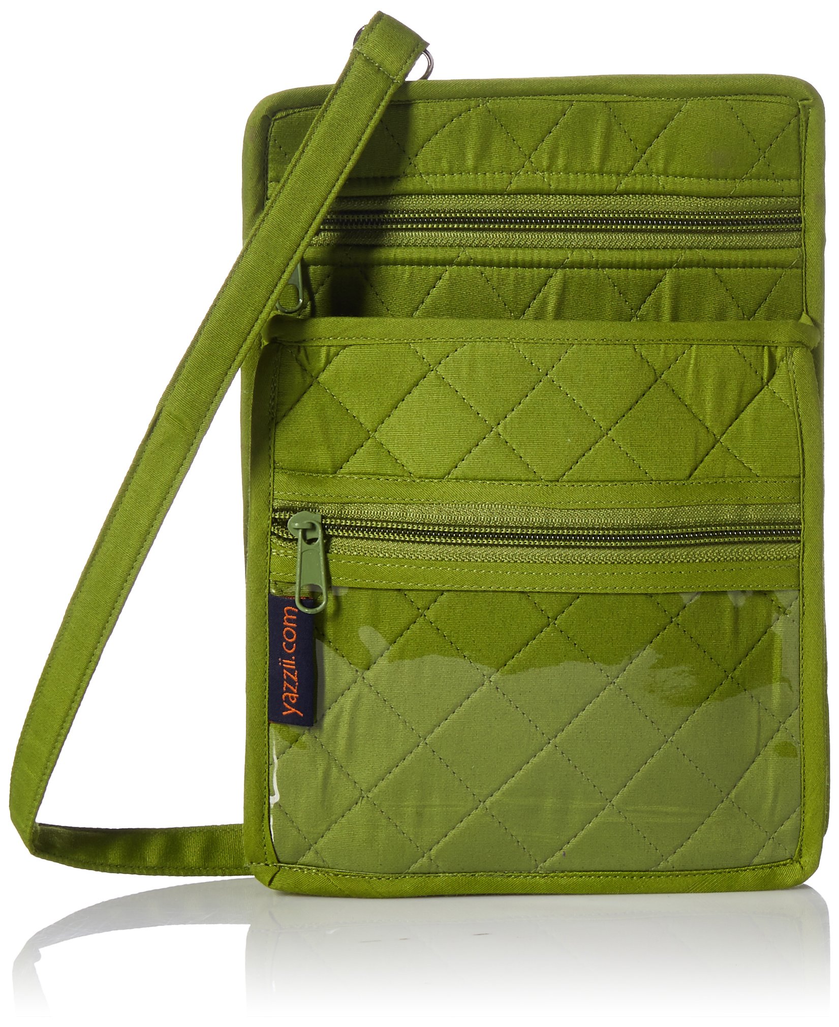 Yazzii Green Accessory & ID Pouch - Slim RFID Blocking Wallet for Credit Cards, Cash & Travel Essentials | Perfect for Work, Travel & Everyday Use