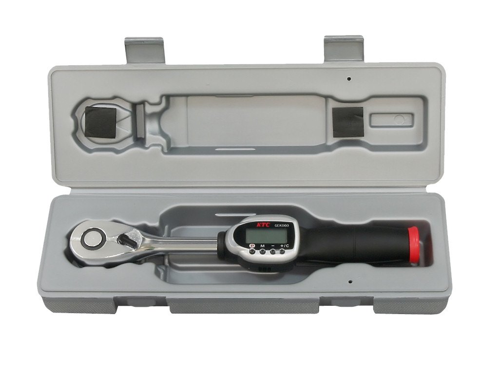 KTC Digital Torque Wrench GEK085-R4 - Precision Adjustable Electronic Torque Wrench for Automotive, Bicycle & Industrial Use - Perfect for Mechanics, DIY & Professional Applications