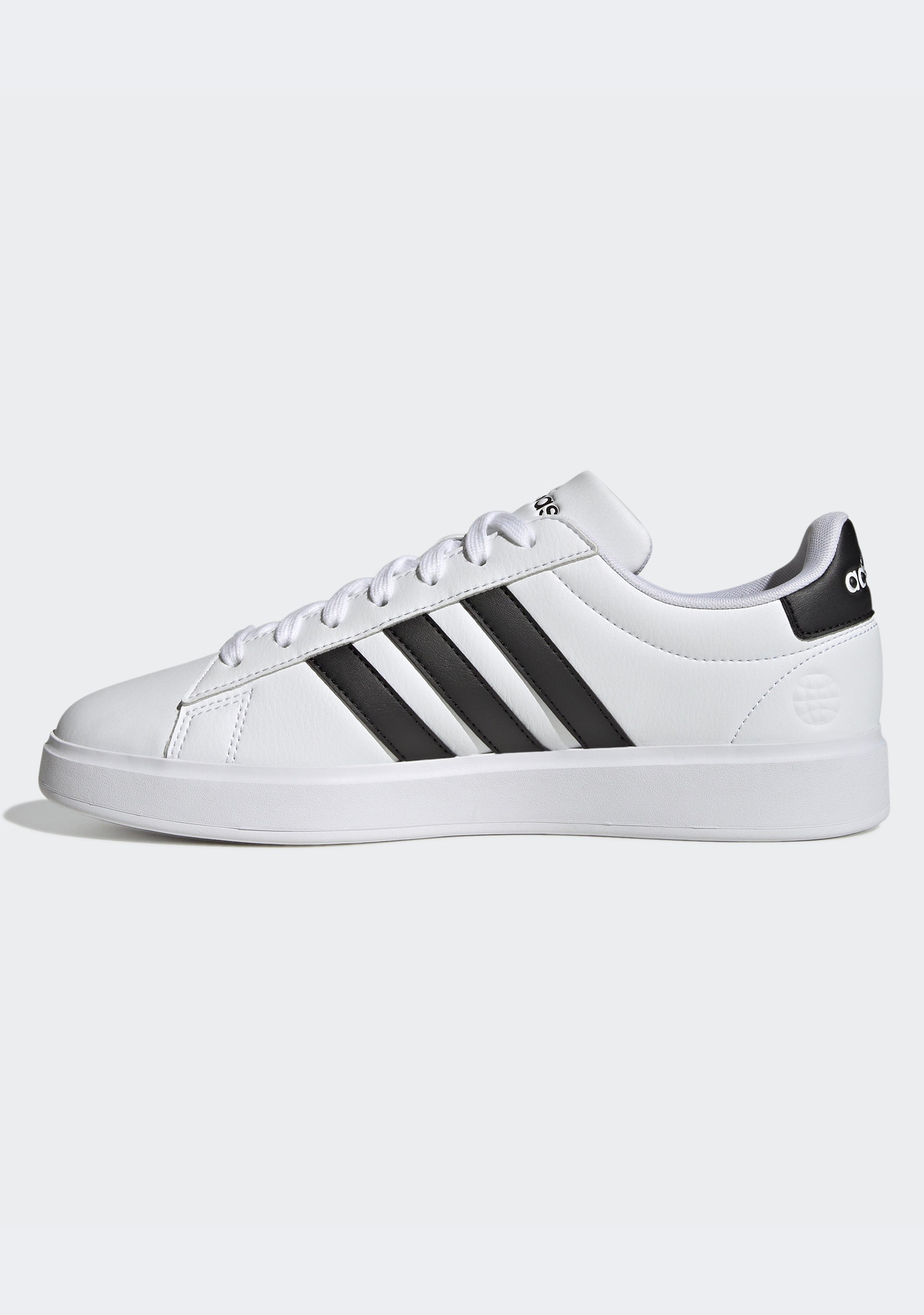 Adidas Men’s Grand Court 2.0 Sneakers - Classic White Tennis Shoes for Men | Comfortable Casual & Athletic Wear for Gym, Running, and Everyday Use