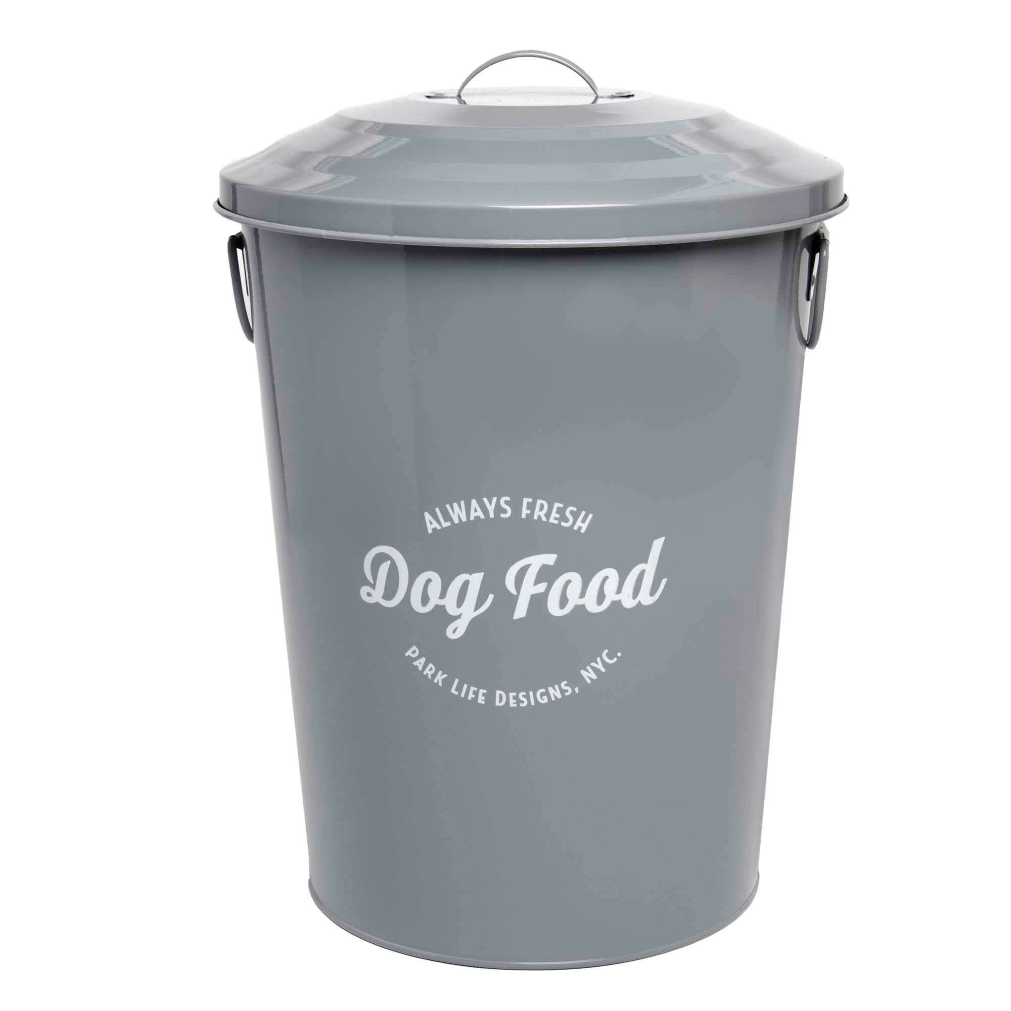 Park Life Designs Medium Food Storage Bin | Andreas (Grey) - Airtight Kitchen Organization Container for Pantry, Cereal, Snacks & Bulk Food Storage