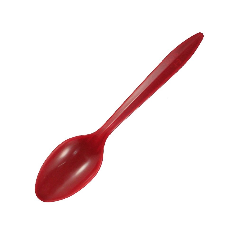 Premium Medium Weight Spoons - Bulk Pack of 1000 Red Plastic Spoons for Parties, Picnics, Restaurants & Catering Events - Durable Disposable Cutlery