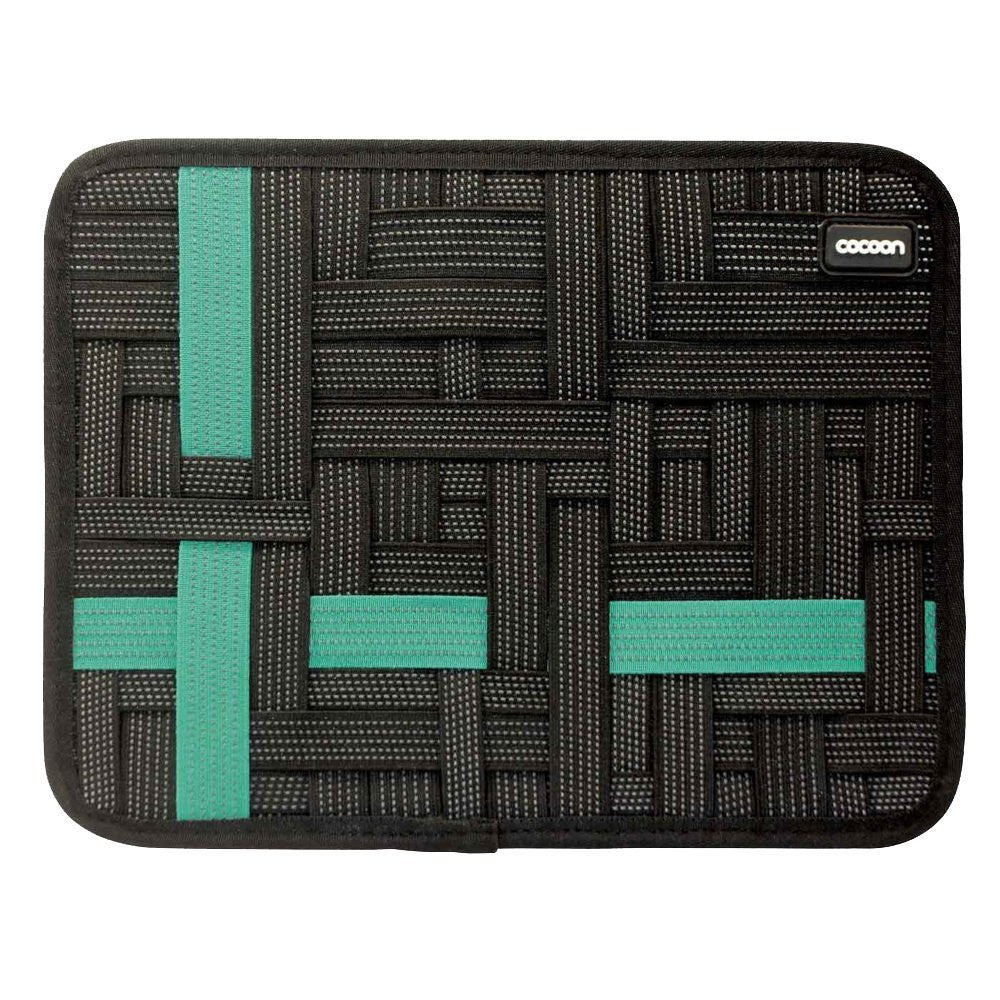 Grid IT Accessory Organizer with Tablet Pocket - Durable Cable Management System for Electronics, Travel & Office Organization