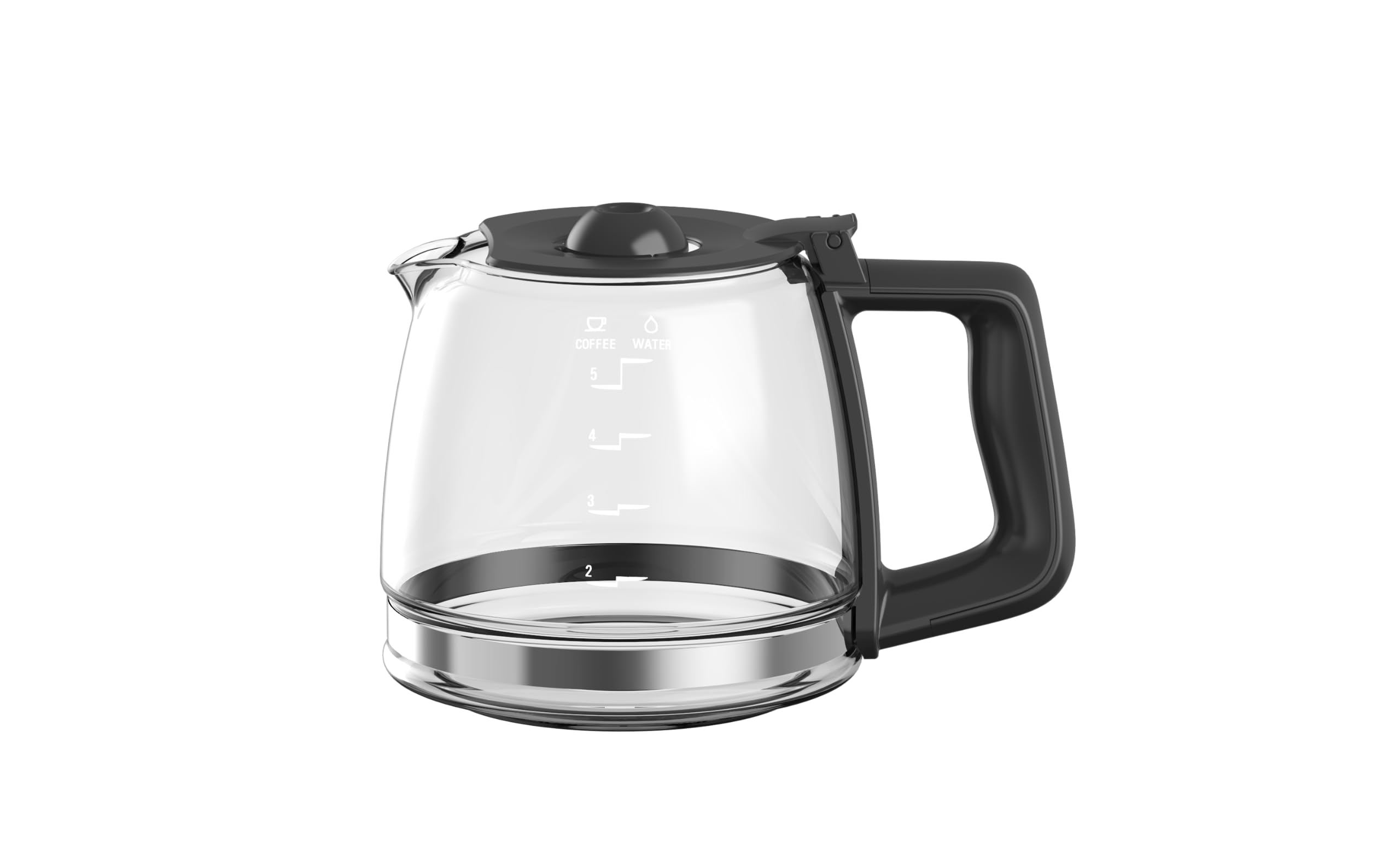 5-Cup Glass Coffee Carafe Replacement - Compatible with Capresso 4426.01 & Kenmore 80509 Coffee Makers - Durable Borosilicate Glass for Home, Office, and Restaurant Use