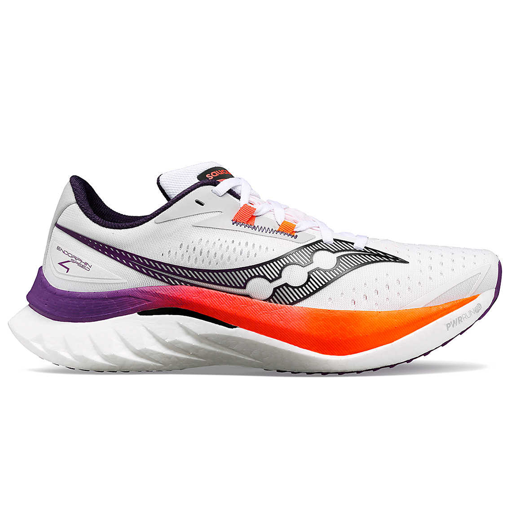 Men's Saucony Endorphin Speed 4 Running Shoes - Lightweight Cushioned Road Racing Sneakers for Marathon Training & Long Distance Running | Perfect for Track Workouts, Jogging & Fitness Enthusiasts
