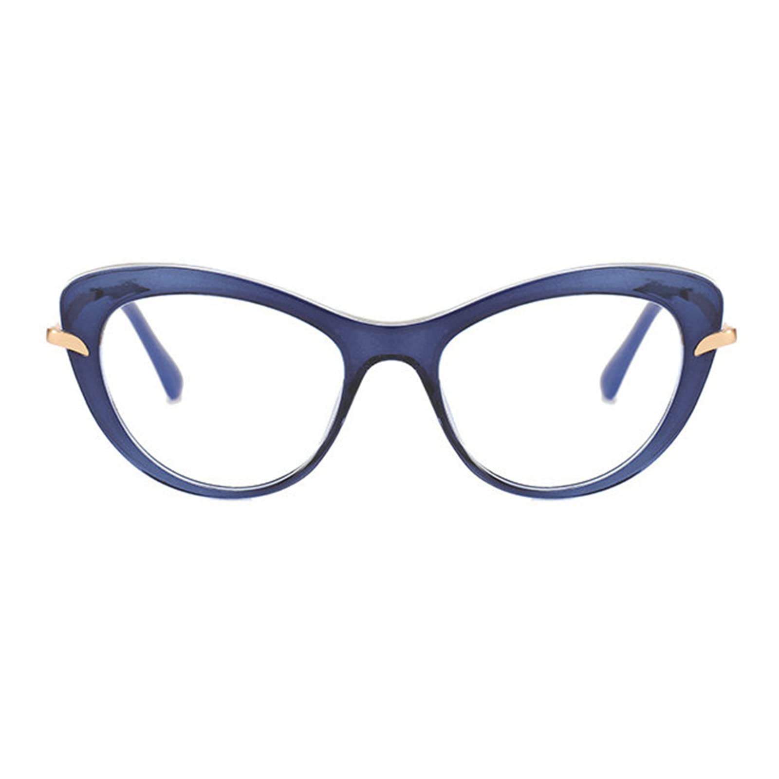 Blue Light Blocking Cat Eye Reading Glasses for Women - Stylish & Comfortable Readers for Computer Work, Reading & Screen Time