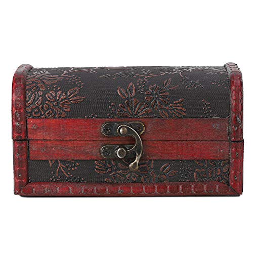 Vintage Handmade Wooden Jewelry Box - Eco-Friendly Storage for Earrings, Necklaces & Earphones - Perfect for Travel, Home Decor & Gift Giving