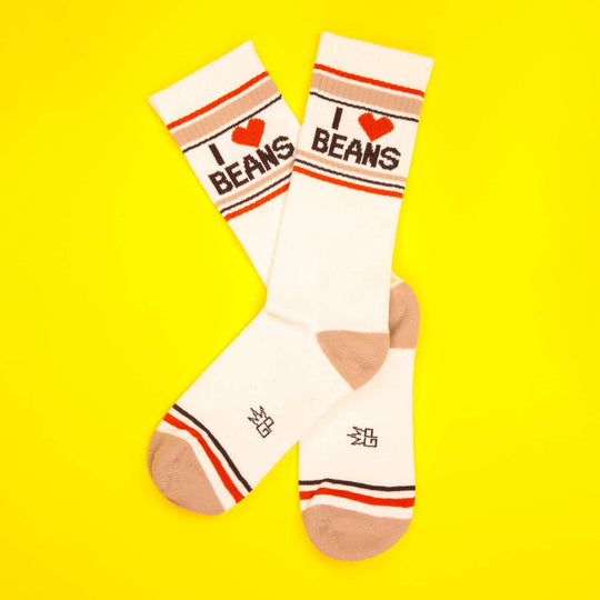 Gumball Poodle I Love Beans Funny Novelty Socks - Perfect for Gifts, Cosplay, and Anime Fans