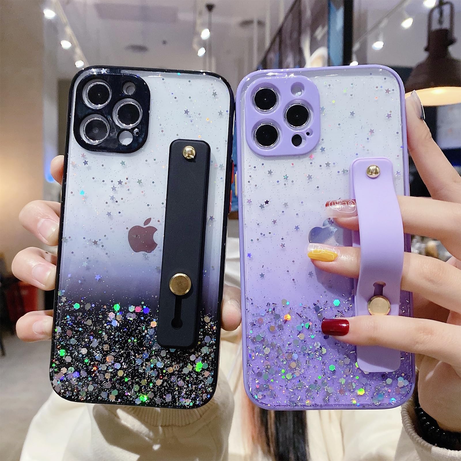 Sparkly Lavender Purple Glitter Phone Case for iPhone 12 Pro Max 6.7