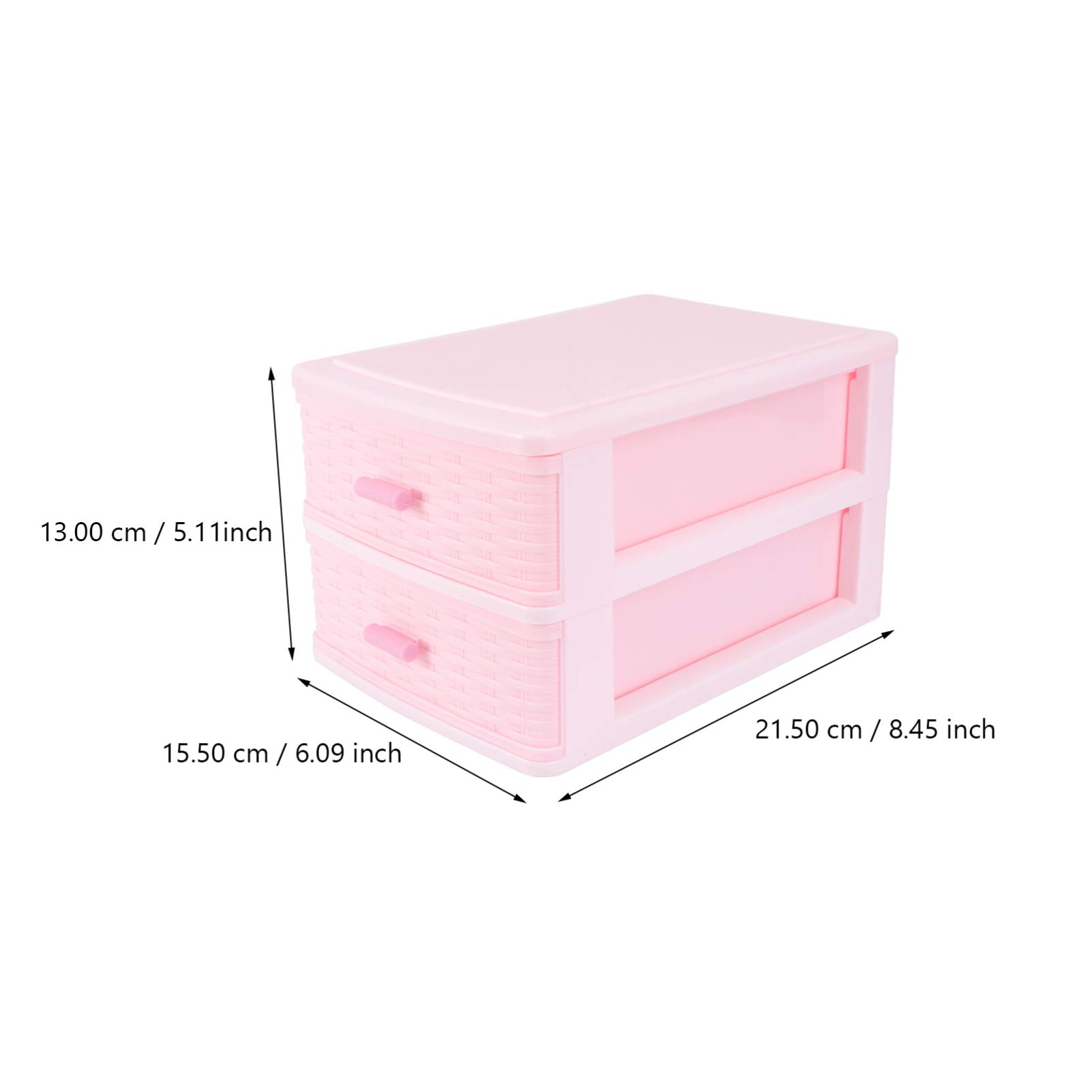 Cabilock 1-Piece Makeup Storage Organizer & Jewelry Box for Girls - Portable Desktop Drawer Cabinet with Mini Drawers - Perfect for Hairpins, Barrettes, Rings & Kids Accessories - Ideal for Bedroom, Bathroom & Travel Organization