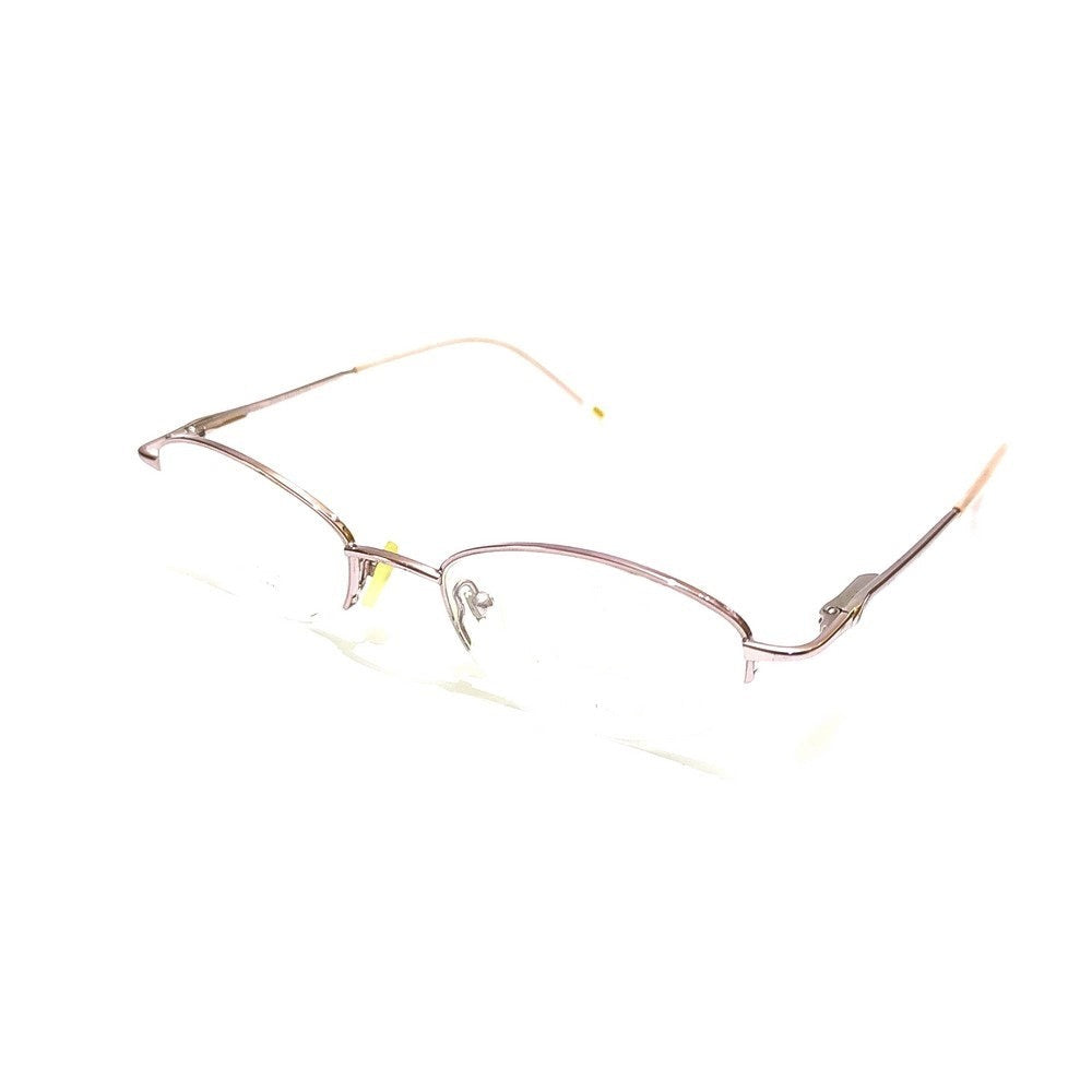 Pink Supra Half Rimless Blue Light Blocking Glasses for Women - Anti Eyestrain Computer Glasses for Office Work & Gaming - Stylish Blue Light Filter Glasses for Screen Time & Digital Devices