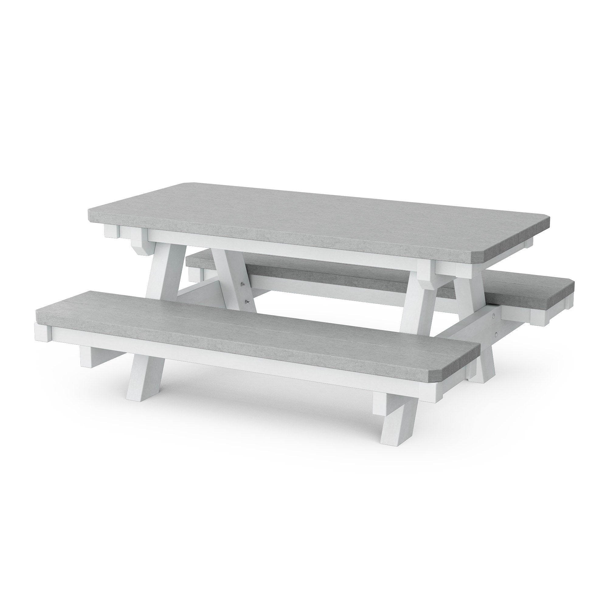 Heritage Kids Picnic Table - Durable Outdoor Wooden Table for Children's Playtime, Backyard, and Garden Activities