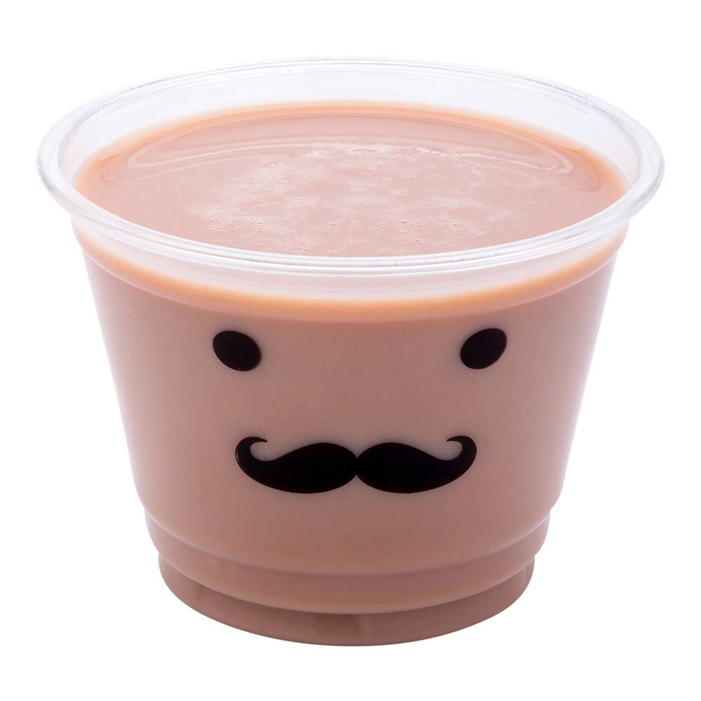 Restaurantware Visage 9oz Clear PET Plastic Cold Drink Cups (1000 Pack) - Disposable Party Cups with Monsieur Mustache Design | Perfect for Birthday Parties, Weddings & Events | Lids Sold Separately