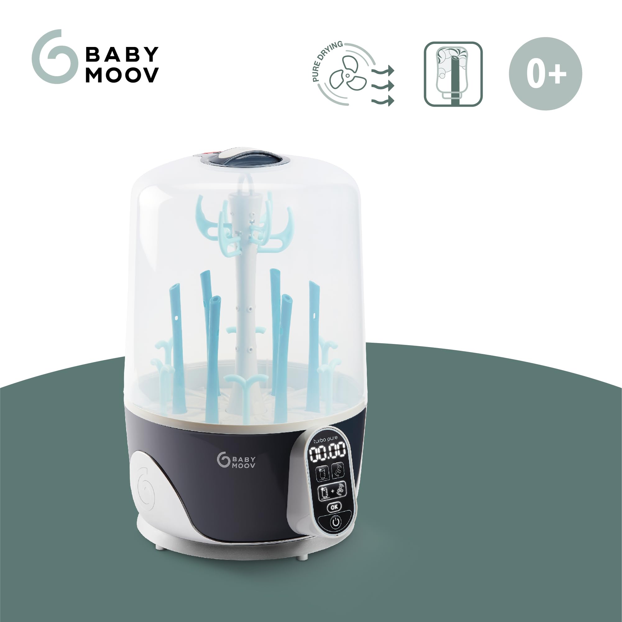 Babymoov Hepa Filter Turbo Pure | Replacement Filter for Turbo Pure Steam Sterilizer & Dryer | Keep Baby Bottles Clean & Germ-Free for Safe Feeding