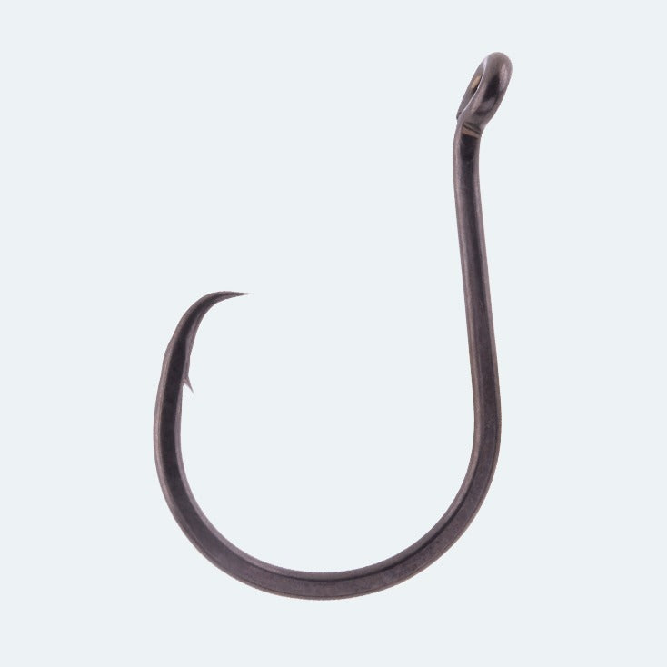 BKK Inline Heavy Circle Fishing Hooks - Stainless Steel Saltwater & Freshwater Fishing Hooks for Bass, Trout, and Catfish - Ideal for Surf Fishing, Deep Sea Fishing, and Ice Fishing