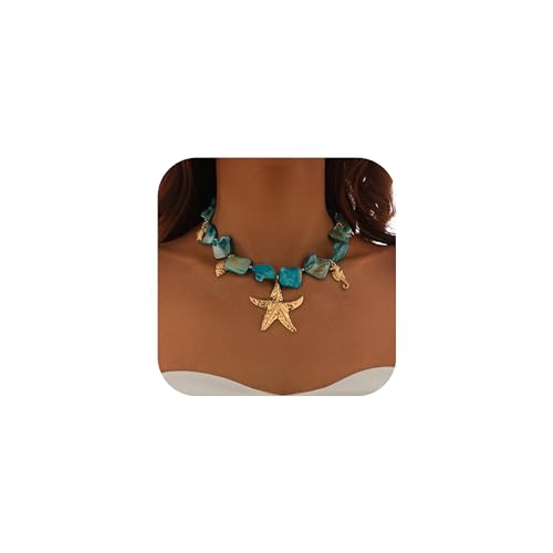 Blue Shell Necklace-1