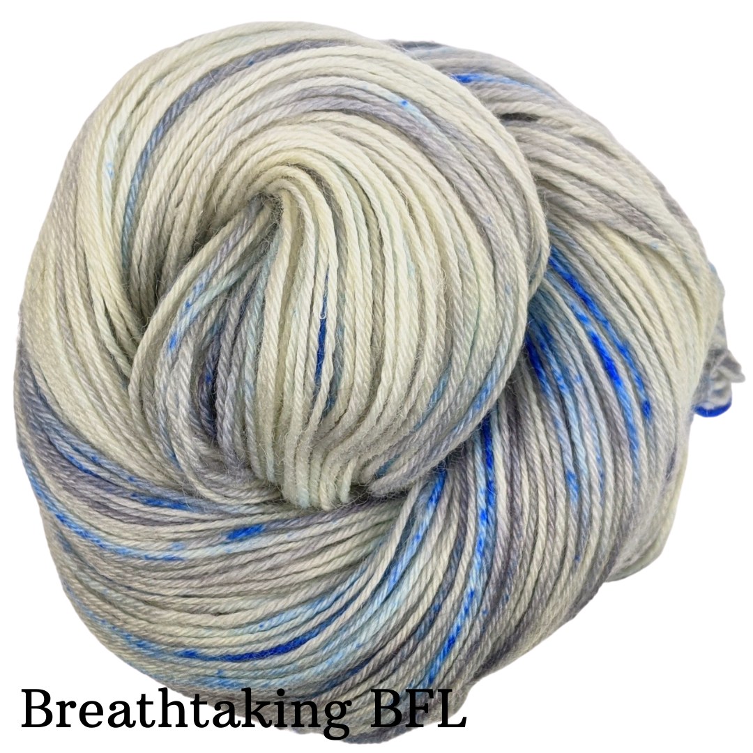 Knitcircus Yarns - Quebec Speckled Fishing Yarn Skeins | Hand-Dyed Premium Wool for Knitting & Crocheting | Perfect for Scarves, Sweaters & DIY Crafts | Ready to Ship