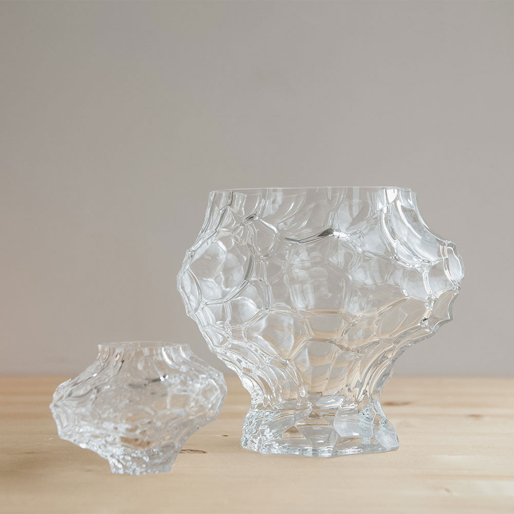 Handcrafted Heirloom Glass Vase - Elegant Floral Centerpiece for Weddings, Home Decor & Gift Giving