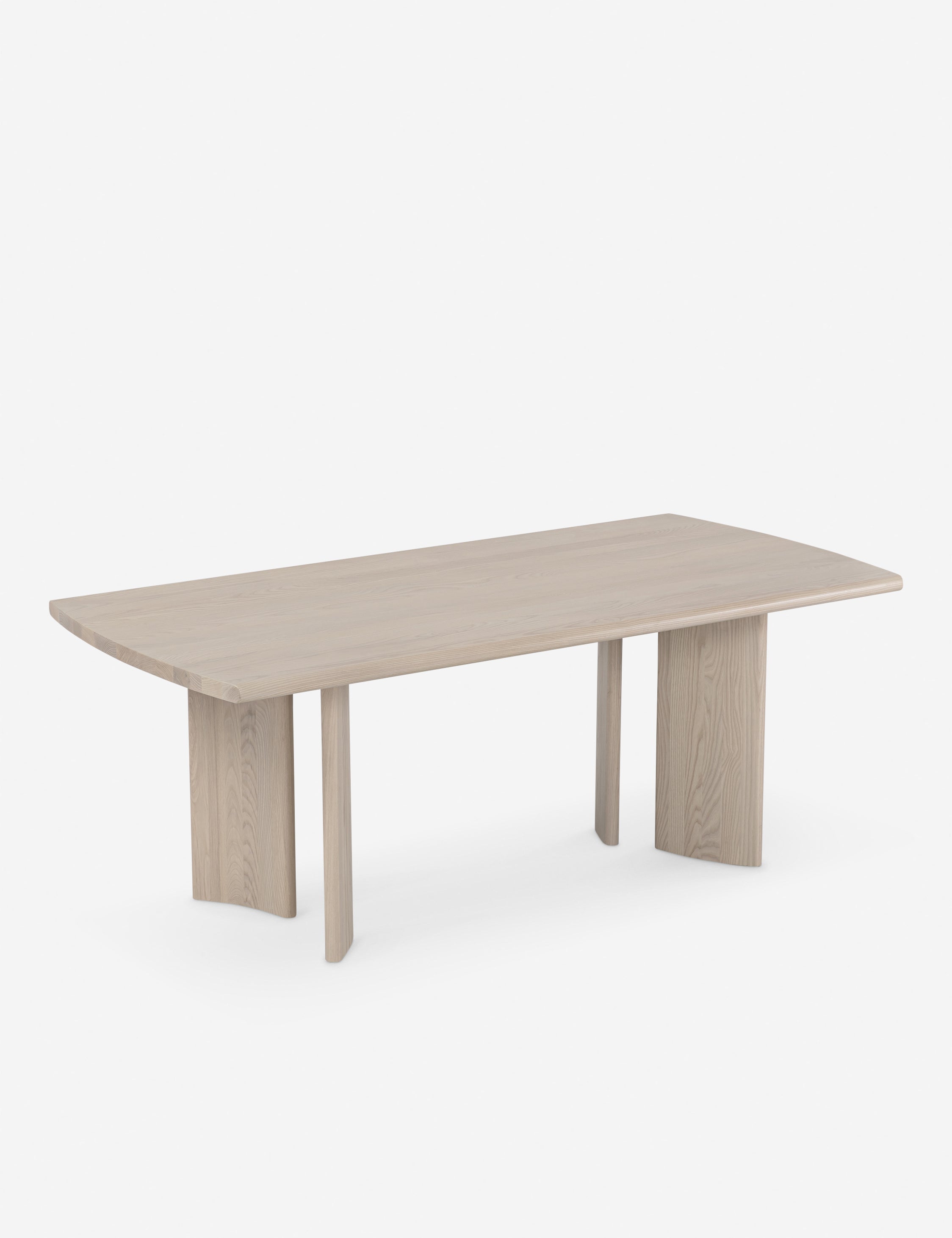 Sun at Six Crest Dining Table - Modern Solid Wood Dining Table for Kitchen & Dining Room - Perfect for Family Gatherings & Dinner Parties