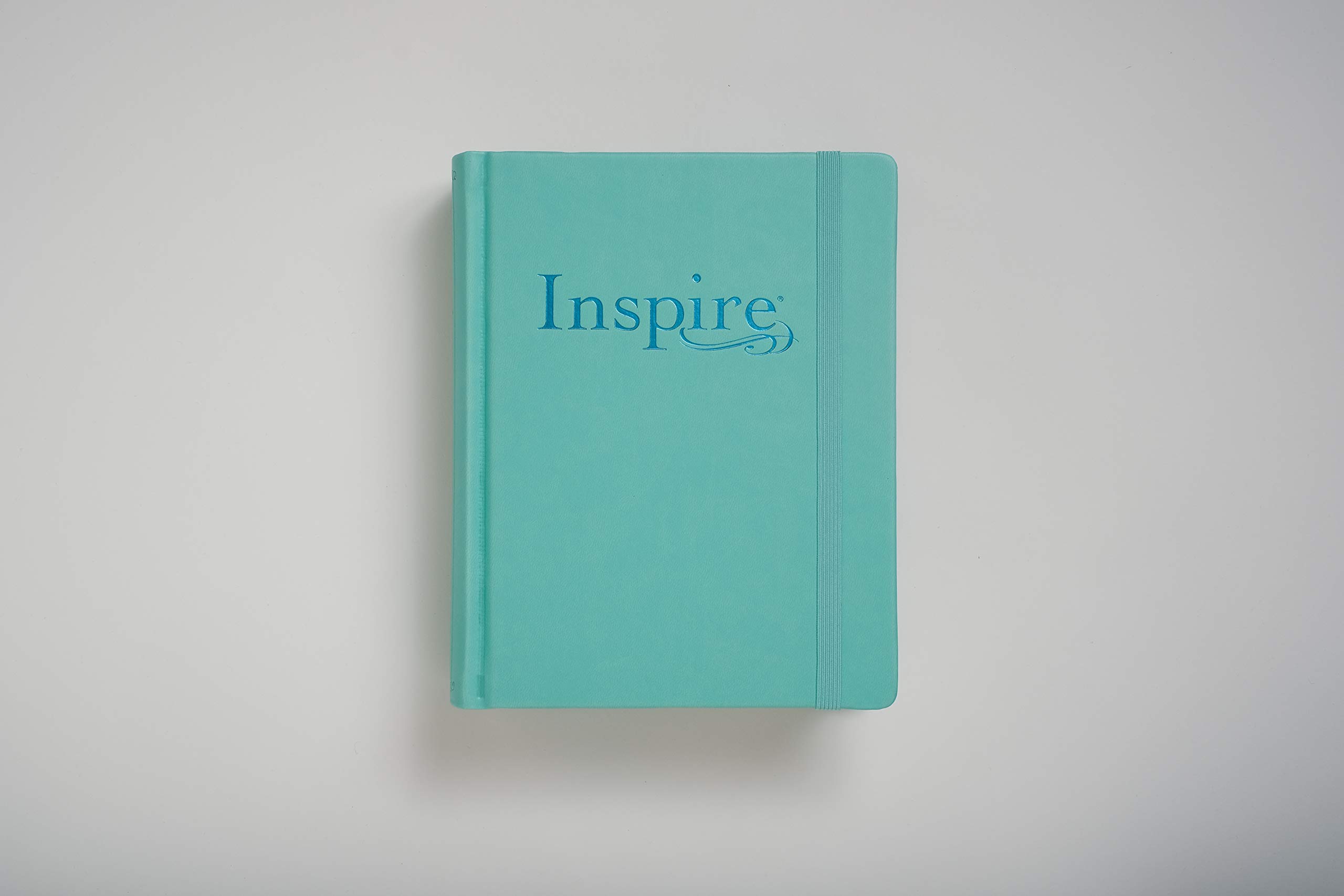 Tyndale NLT Inspire Bible Hardcover - Coloring Journaling Bible with 400+ Illustrations, Aquamarine Edition | Perfect for Bible Study, Creative Worship & Religious Gifts to Deepen Faith