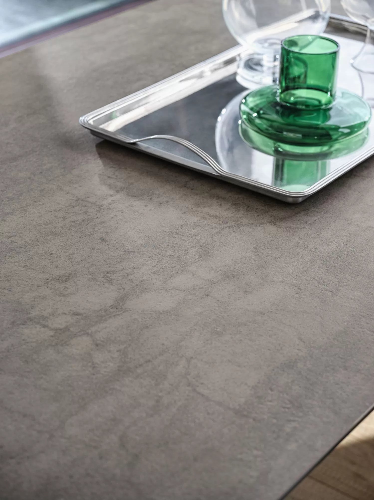 Extendable Marble & Ceramic Dining Table for Kitchen - Expandable Modern Dining Room Table for Small Spaces, Dinner Parties & Family Gatherings