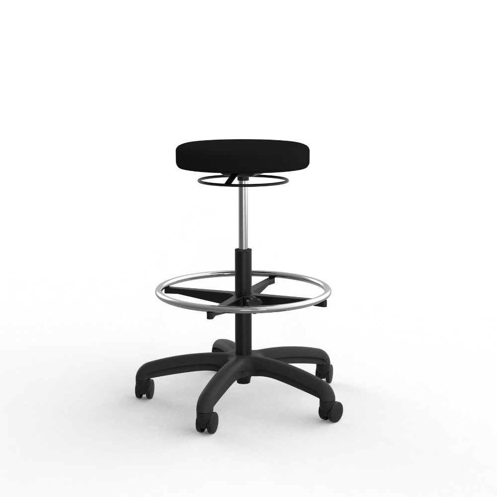 Adjustable Task Stool - Ergonomic Office Chair with Height Adjustment for Home & Work - Perfect for Standing Desks, Gaming, and Study Sessions