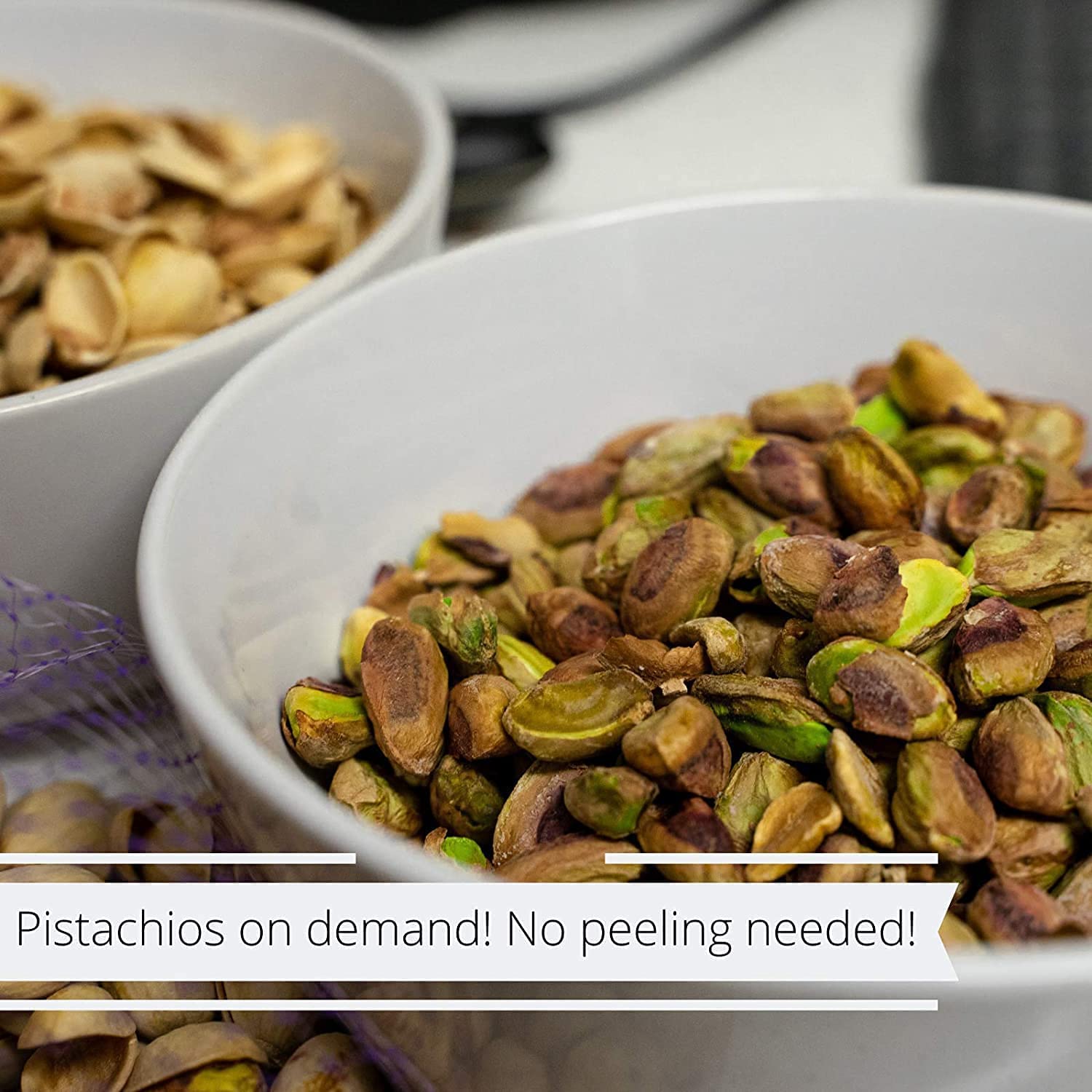 Premium California Roasted Salted Shelled Pistachio Kernels - 5 lbs Bulk Bag | Fresh & Crunchy Dry Roasted Pistachio Nuts Without Shell | Kosher Certified Snack | Perfect for Salads, Baking, Trail Mix & Healthy On-the-Go Snacking