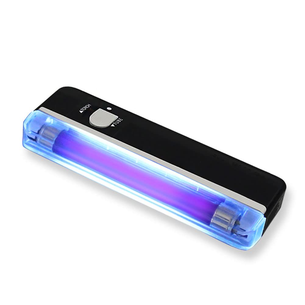 Portable UV Money Counterfeit Bill Detector - Battery Powered Handheld Currency Checker for USD, EUR, GBP | Perfect for Retail Stores, Banks & Cash Handling Businesses