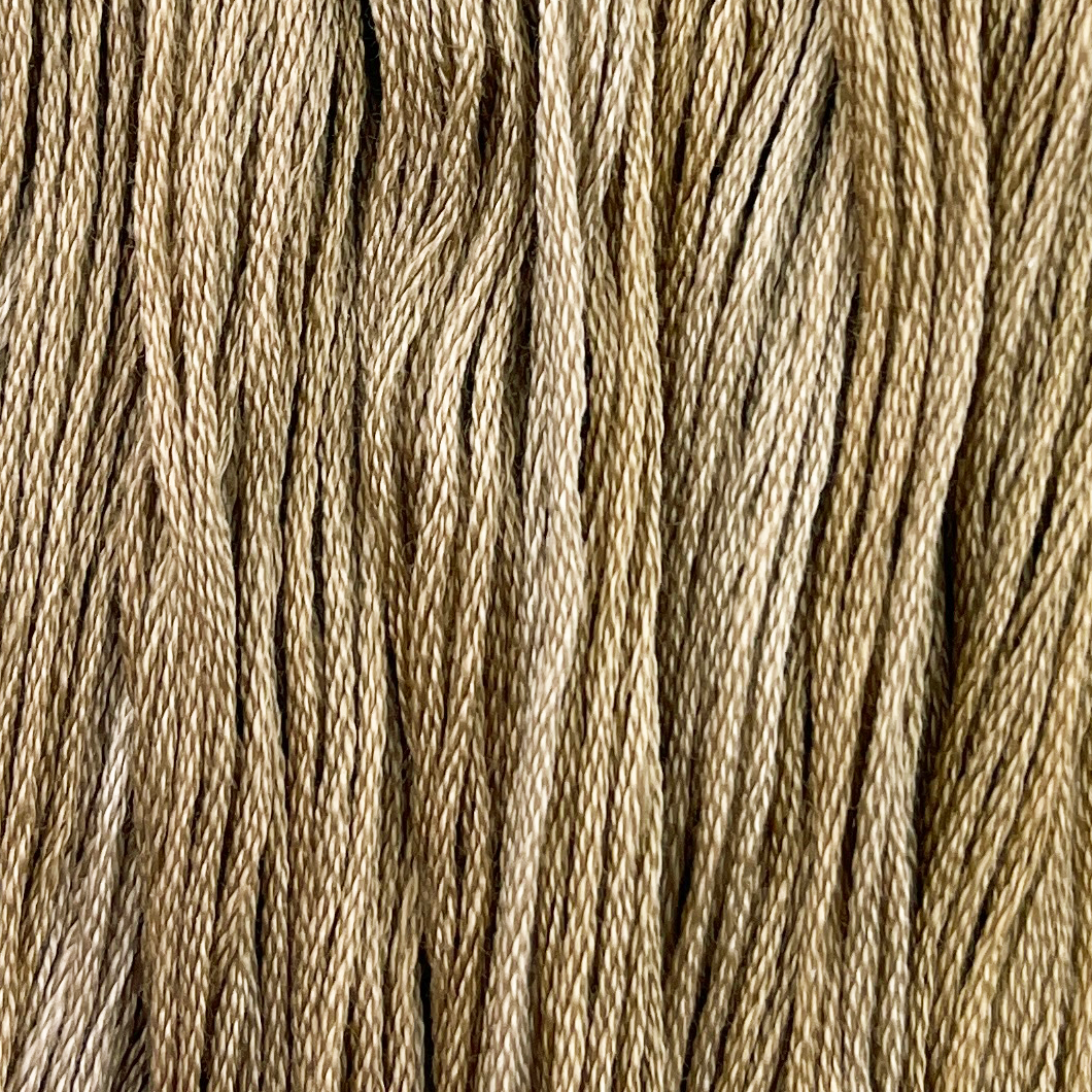 Hand Dyed Cotton Thread - Almond Latte Color for Embroidery, Sewing & DIY Crafts | Perfect for Quilting, Cross Stitch & Fabric Art Projects