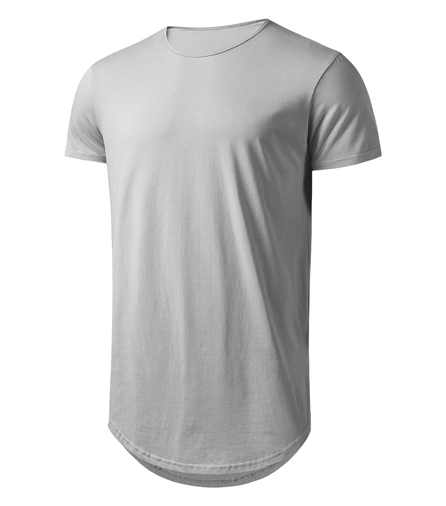 Extra Long T-Shirts for Men - Bylt Basics True Classic Tees | Longline Hipster Drop Cut Hip Hop Shirts | Perfect for Streetwear, Casual Outfits & Urban Fashion