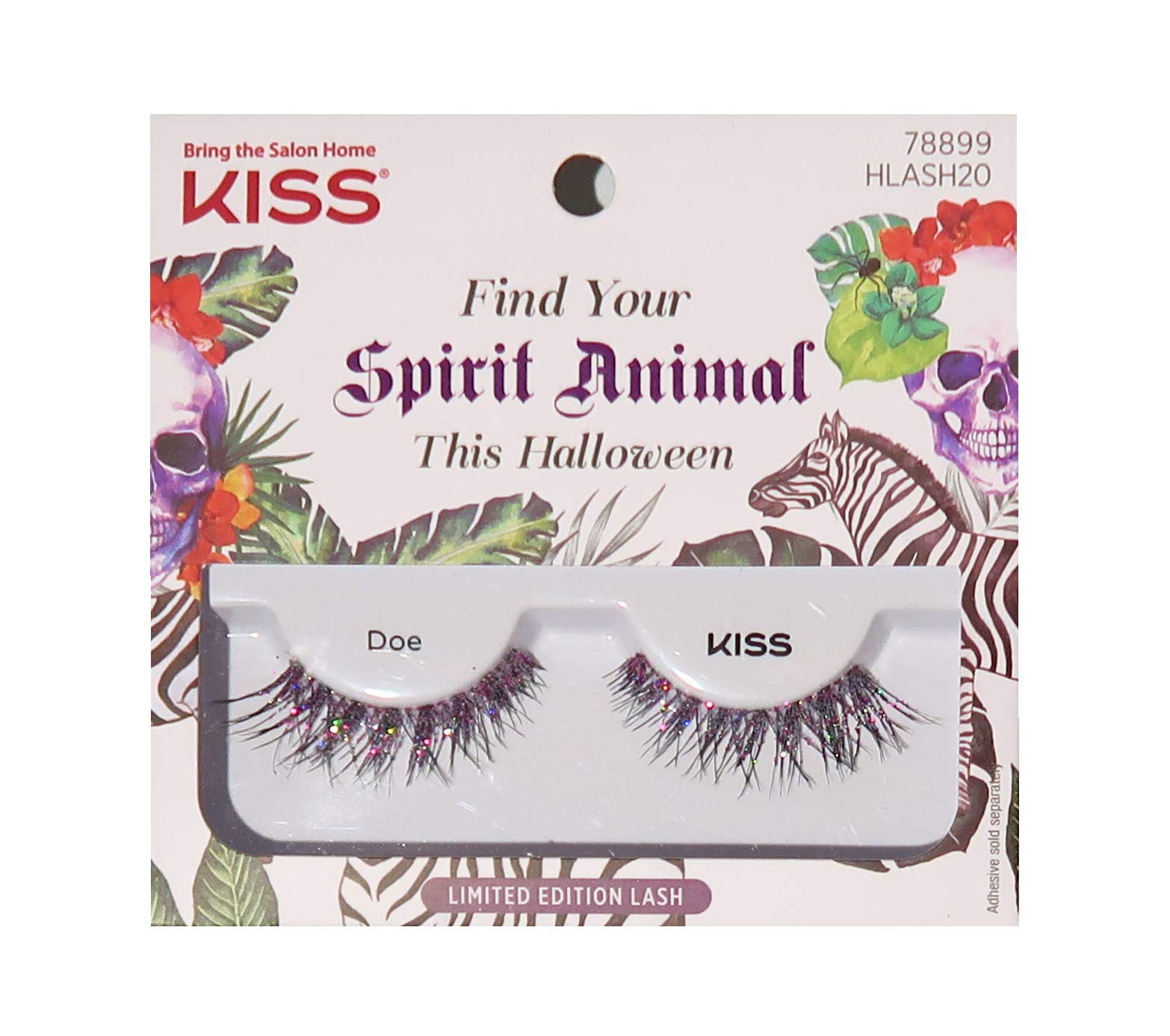 Kiss Find Your Spirit Animal Lashes - Limited Edition Doe Eyelashes for Dramatic Eye Makeup | Perfect for Halloween, Cosplay & Special Occasions