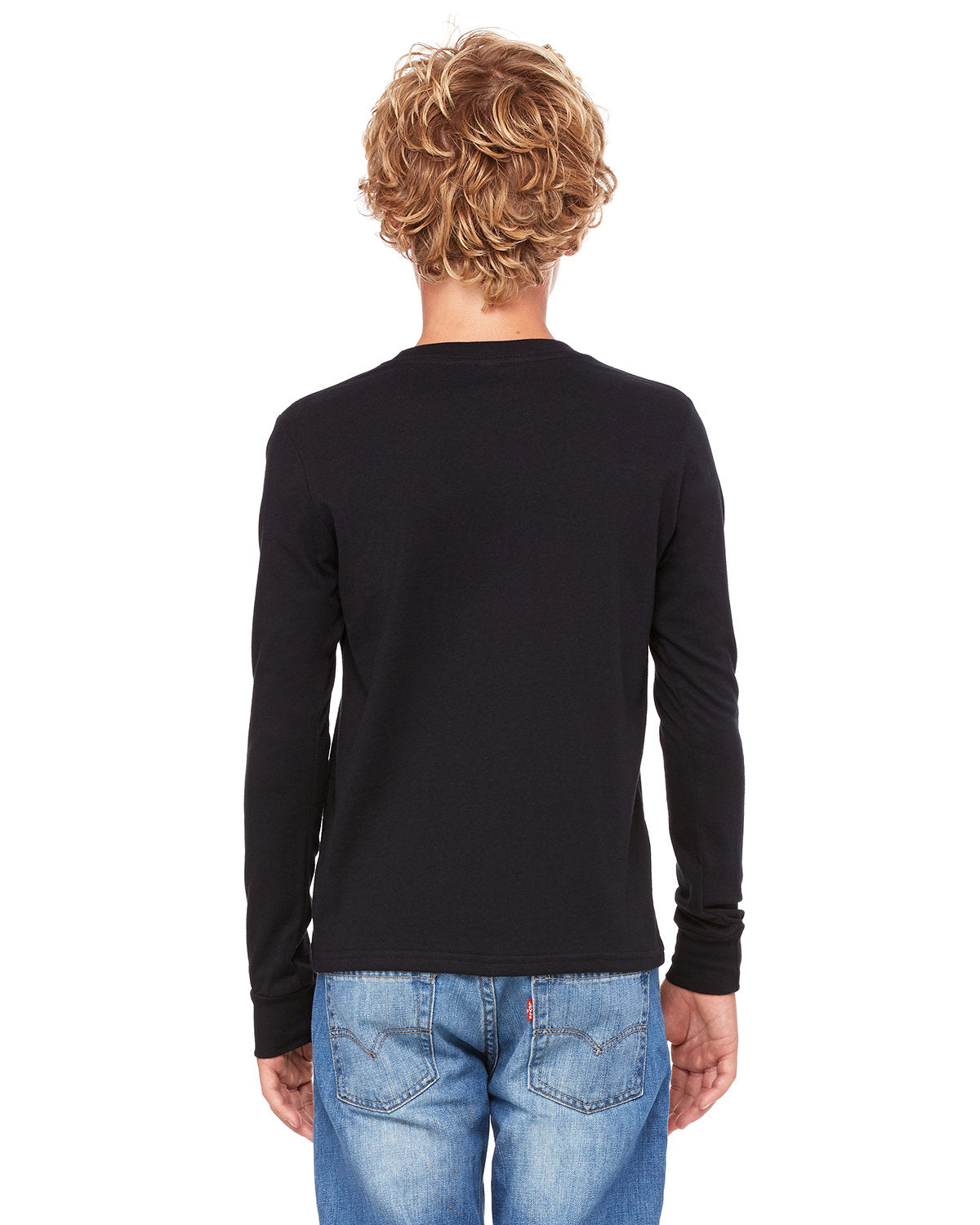 Bella + Canvas 3501Y Youth Long Sleeve T-Shirt - Soft Cotton Jersey Tee for Kids & Teens - Perfect for School, Sports & Everyday Wear