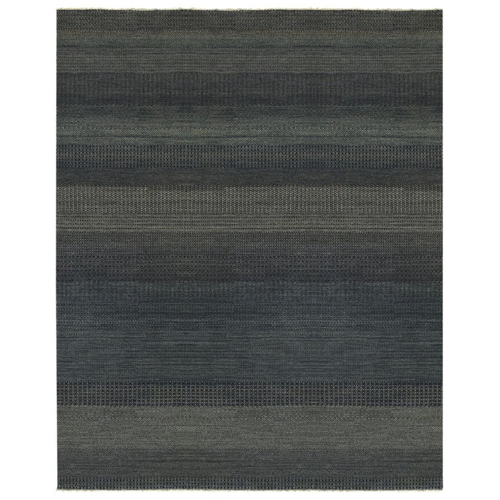 Hand Knotted Alameda Rectangle Area Rug 8x10 Feet - Midnight Blue by Capel Rugs | Perfect for Living Room, Bedroom & Home Decor