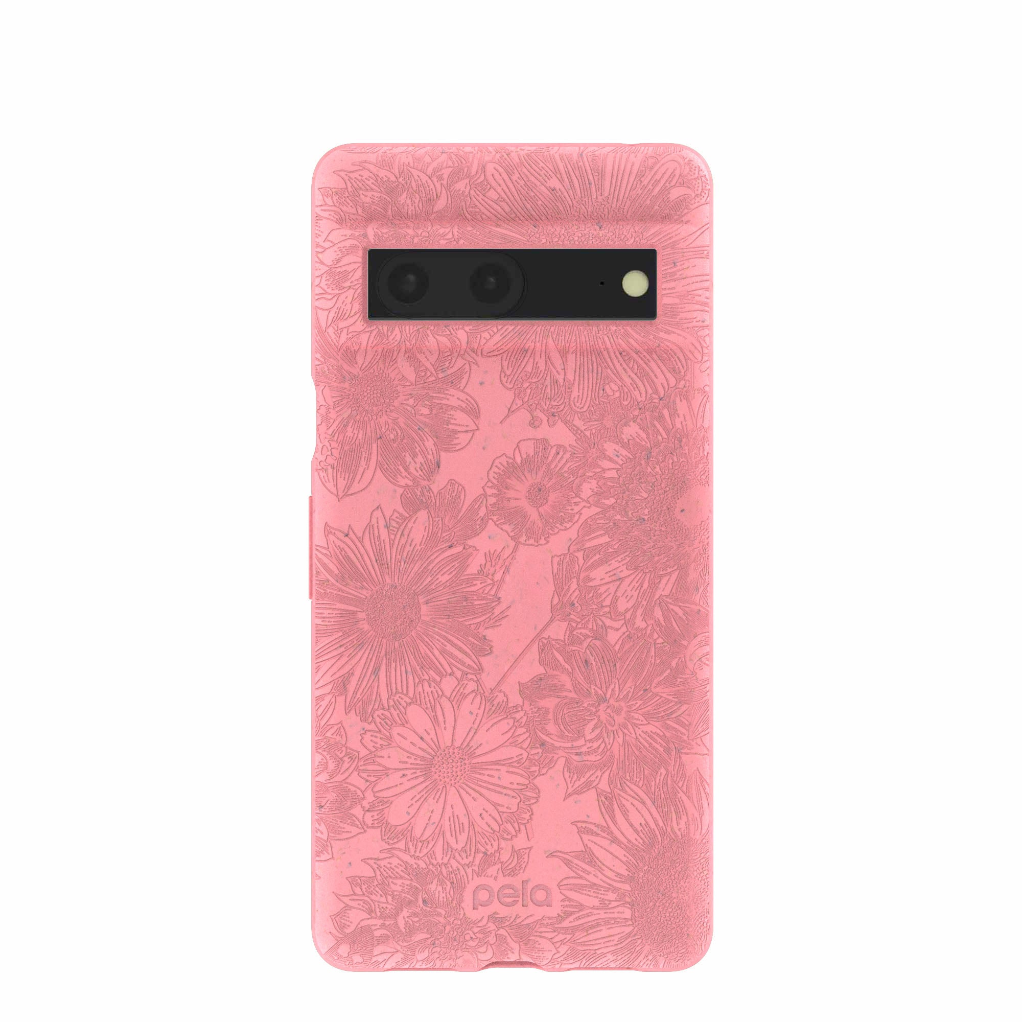 Pink Floral Google Pixel 7 Case - Cute Bubblegum Design Protective Phone Cover for Women & Girls - Perfect for Everyday Use, Work & School
