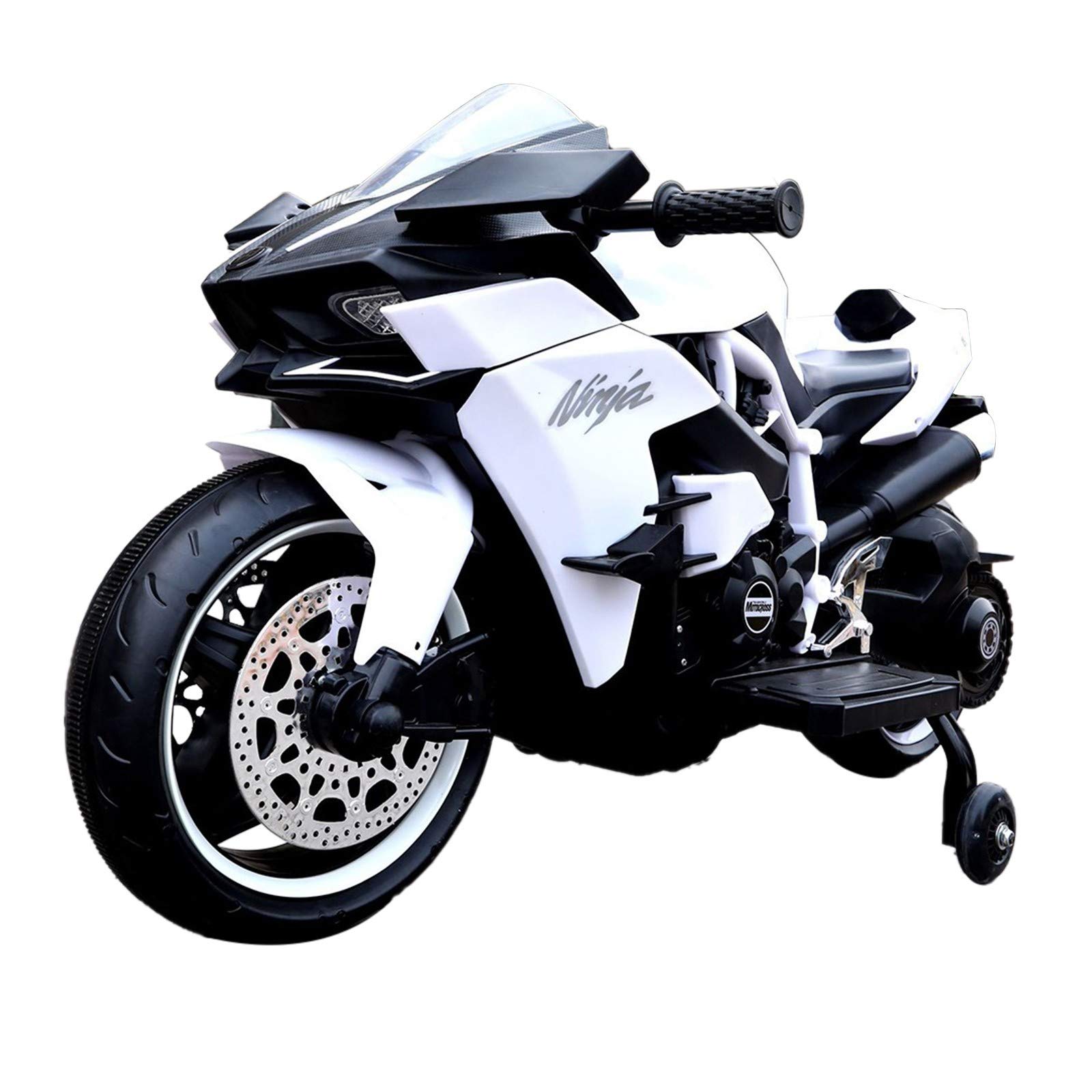 12V Kids Electric Ride-On Motorcycle with Flashing Wheels, USB Port & LED Lights - Rechargeable Battery-Powered Toy Bike for Boys & Girls - Perfect for Outdoor Play, Birthday Gifts & Backyard Fun