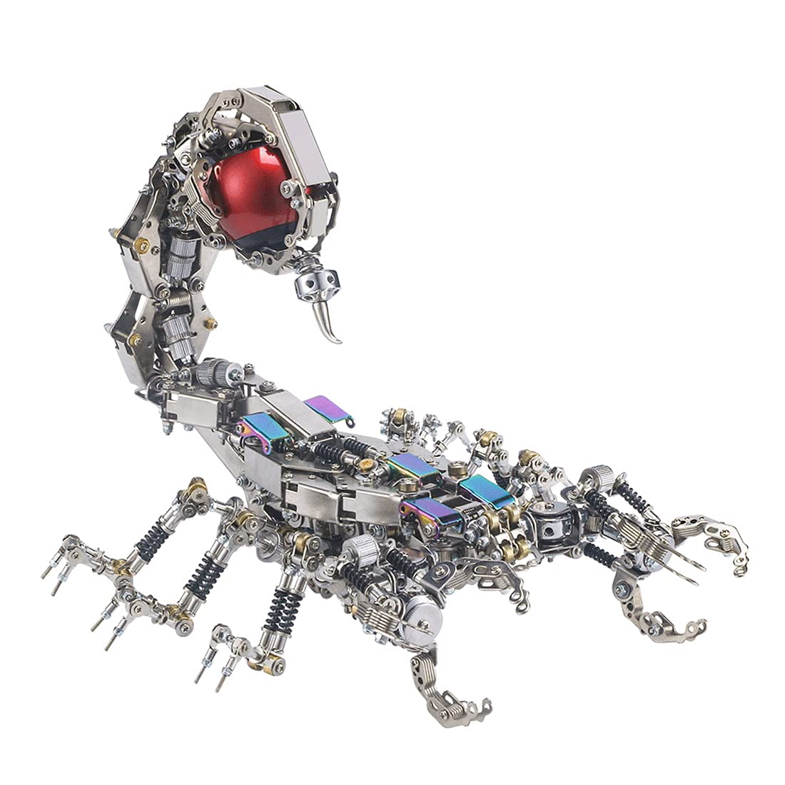 iTECHOR RuiyiF 3D Metal Puzzle - 1636Pcs DIY Mechanical Scorpion Model Kit with Bluetooth Speaker | Stainless Steel Building Set for Adults | Unique Home Office Desk Decor & Gift Idea for Engineers & Collectors | Perfect for STEM Education, Stress Relief & Creative Display