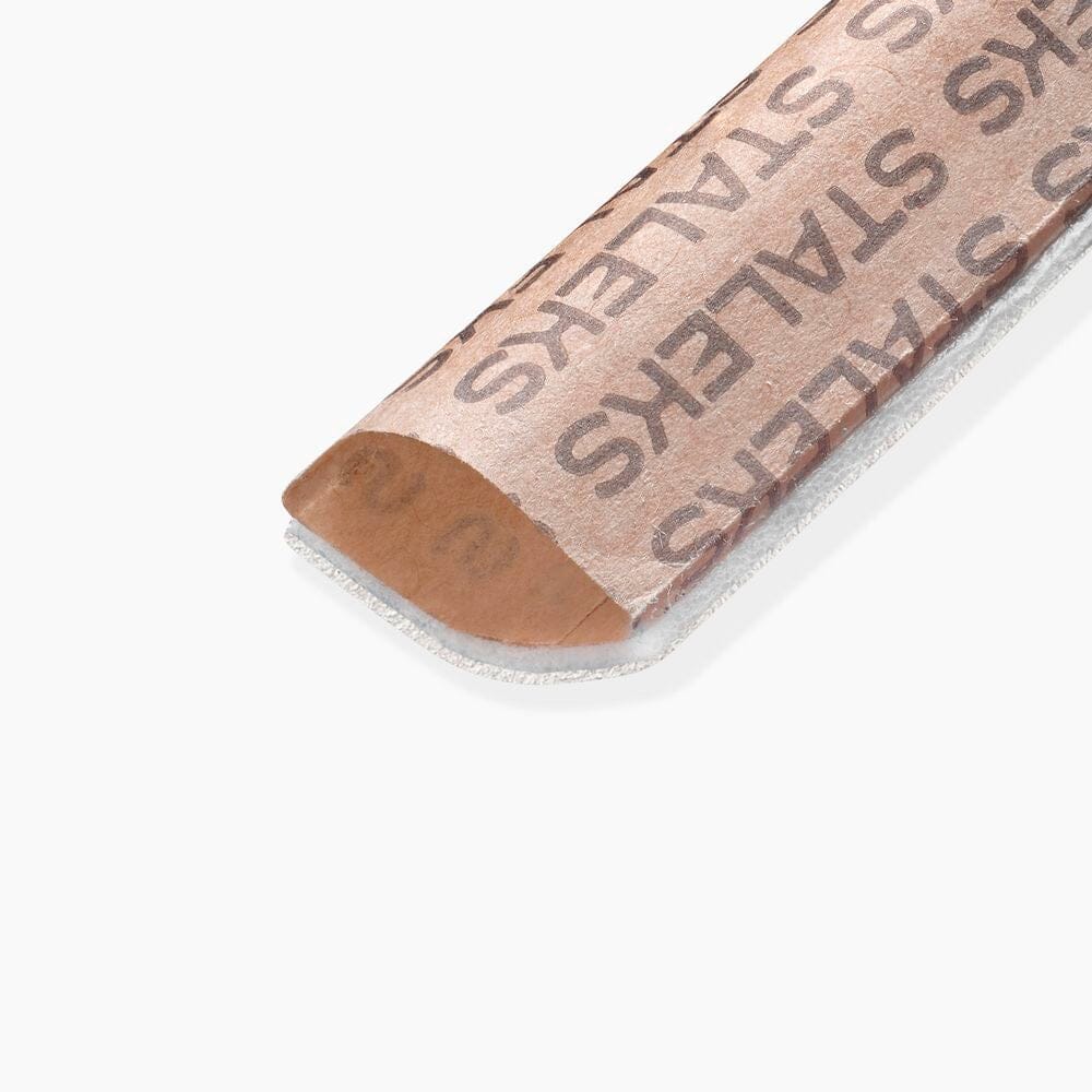 Staleks Expert White Disposable Nail Files with Soft Foam Layer - 180 Grit, 25 Pack - Perfect for Professional Manicures & Home Nail Care