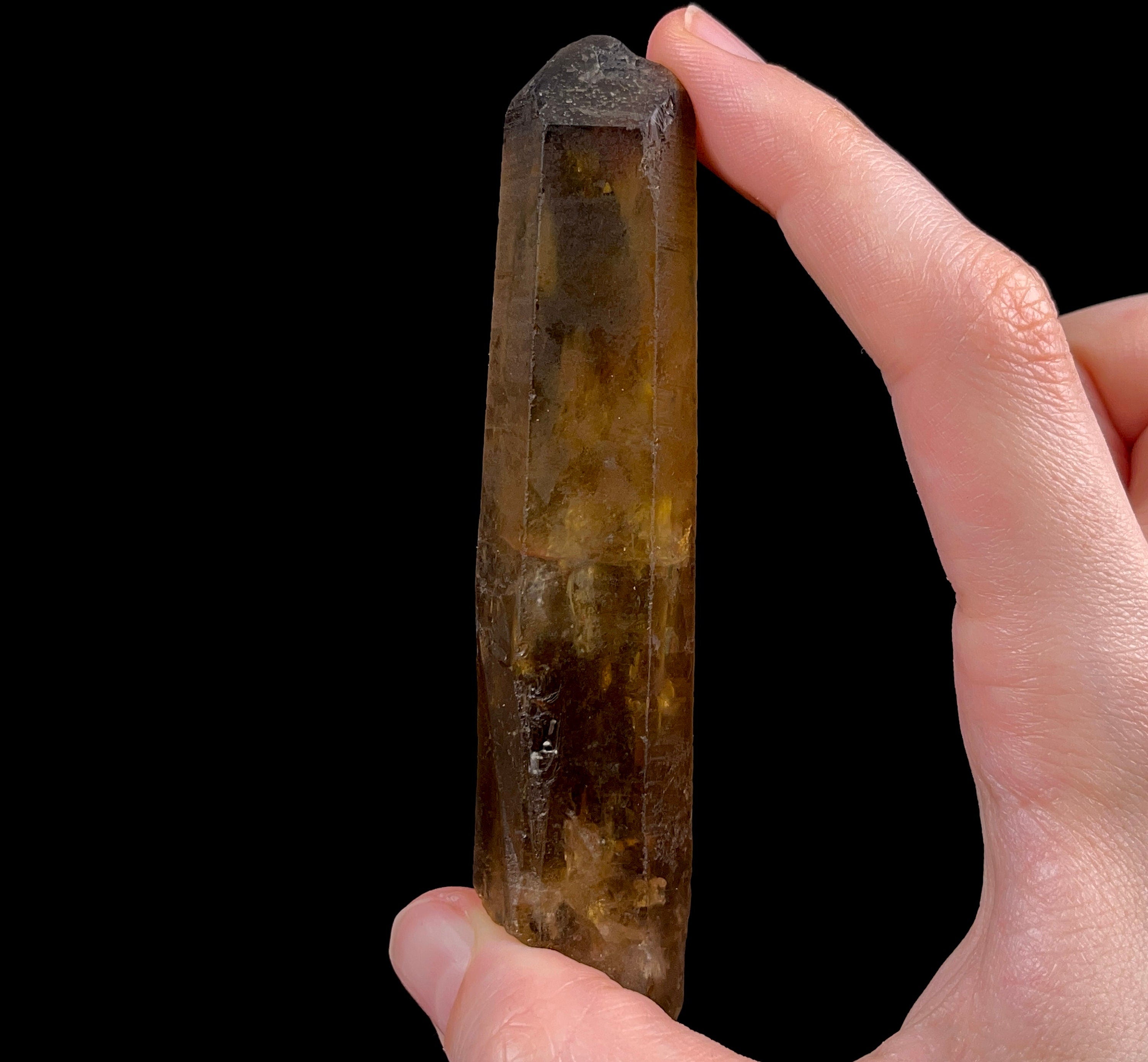 Natural Citrine Raw Crystal Point - November Birthstone, Healing Stone, Home & Office Decor, Raw Crystals and Stones for Meditation, Reiki, Feng Shui, Jewelry Making (51839)