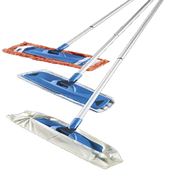 Oates Triple Action Flat Mop Set - All-in-One Floor Cleaning System with Microfiber Pads for Hardwood, Tile & Laminate Floors - Perfect for Kitchen, Bathroom & Living Room Cleaning