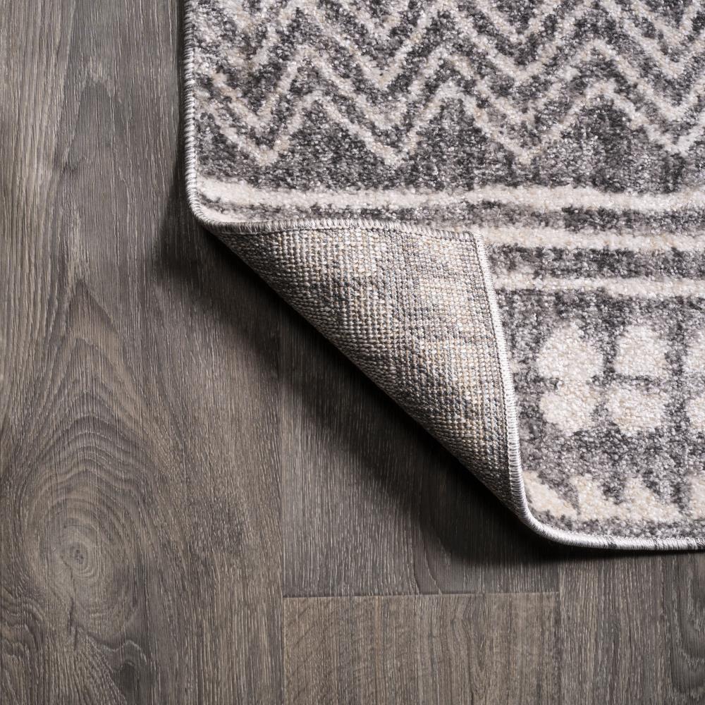 Handmade Imlil Tribal Geometric Stripe Area Rug - Moroccan Berber Wool Carpet for Living Room, Bedroom & Boho Decor