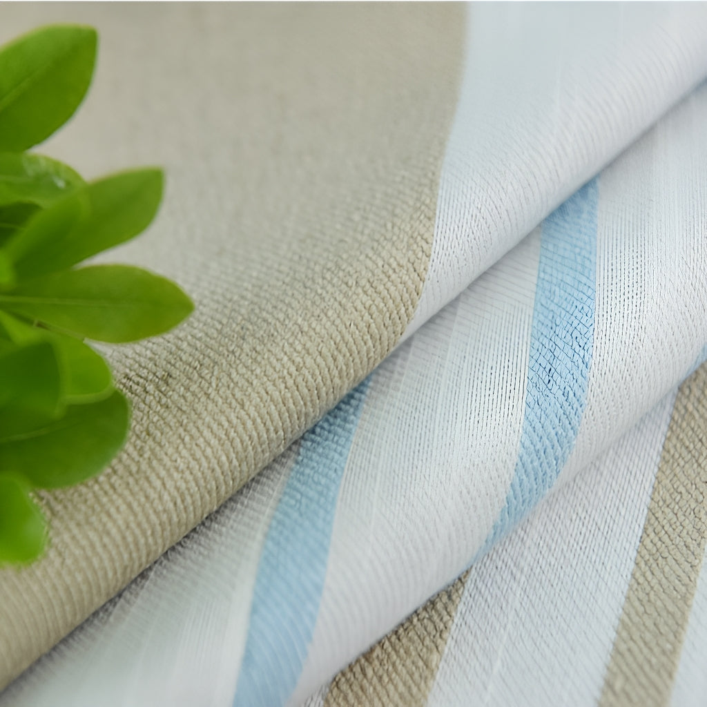 Gisselle Color Blocking Blackout Curtains - Custom Room Darkening Window Drapes for Bedroom & Nursery | Noise Reducing & Light Blocking for Better Sleep