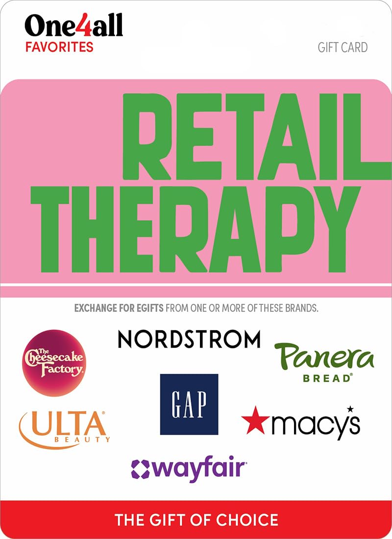 Multi-Brand Gift Cards - Perfect Retail Therapy Gift for Any Occasion | Great for Birthdays, Holidays & Special Events