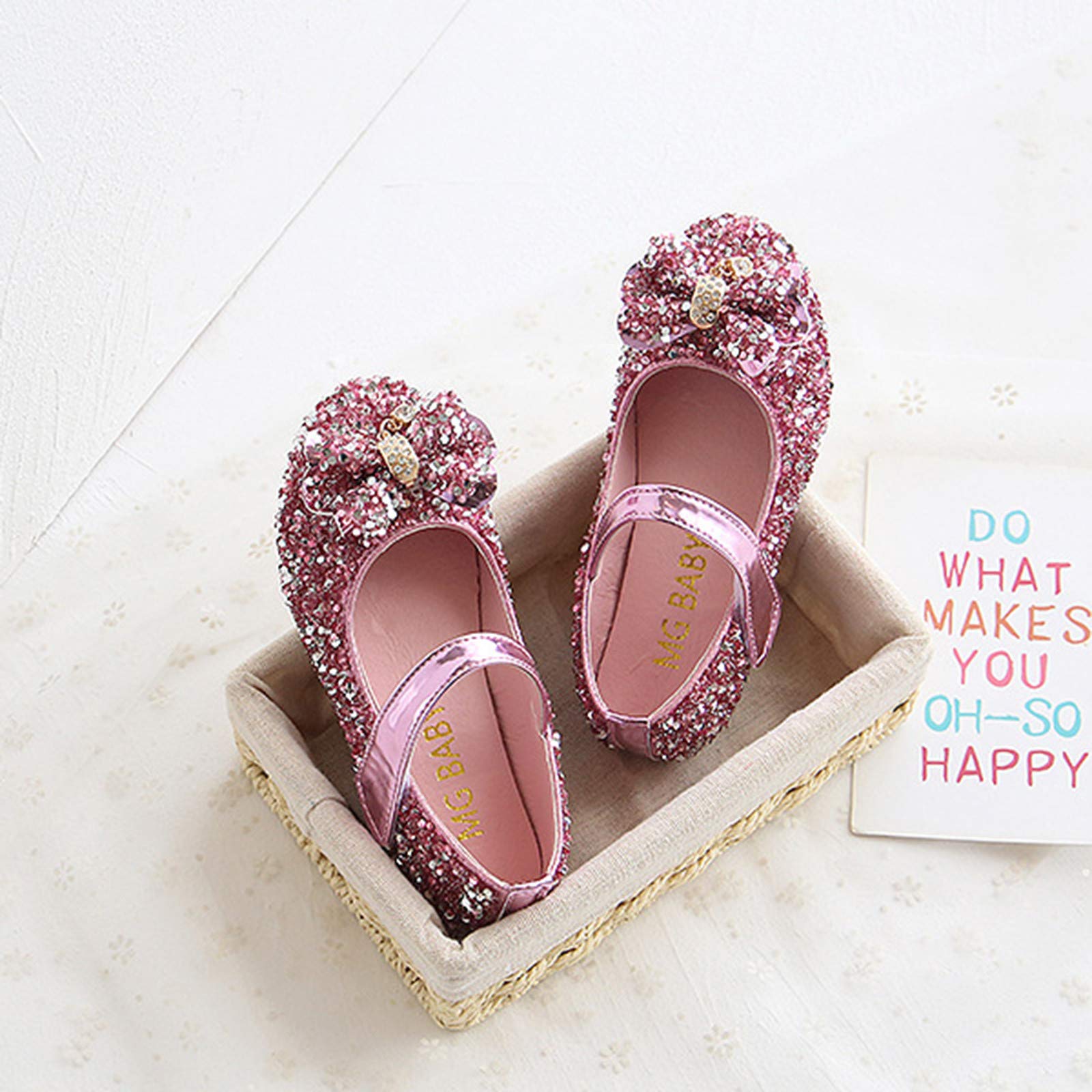 Lkymera Baby Sneakers for Girls - Non-Slip Toddler Shoes for Play & Party