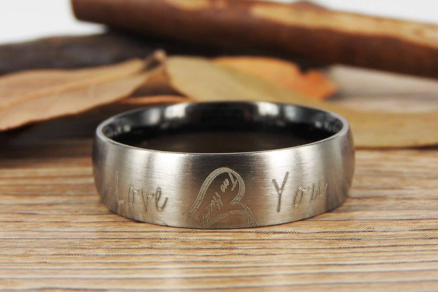 Two Hearts Become One Matching Wedding Rings Set for Couples - His and Her Promise Rings, Engraved Bands for Anniversaries, Proposals & Romantic Gifts