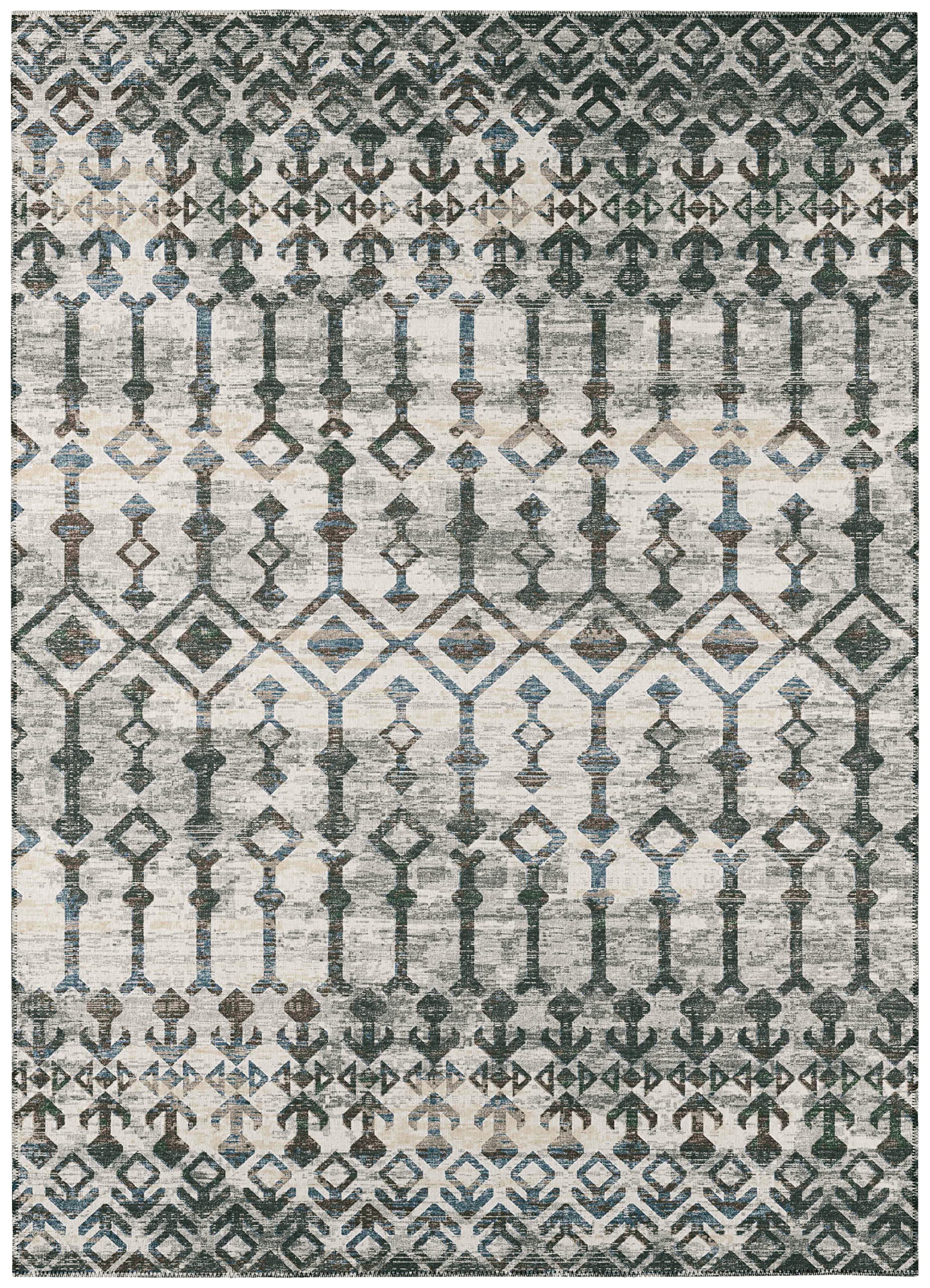 Addison Rugs Bravado ABV38 Ash Washable Runner Rug 2'3